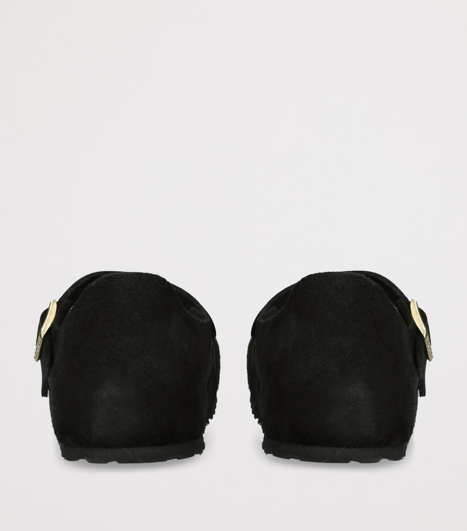 Birkenstock Suede Mantova Sandals Black Image 2