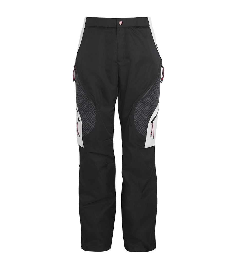 Ripstop Down Cargo Ski Trousers BLACK MONOGRAM Image 1