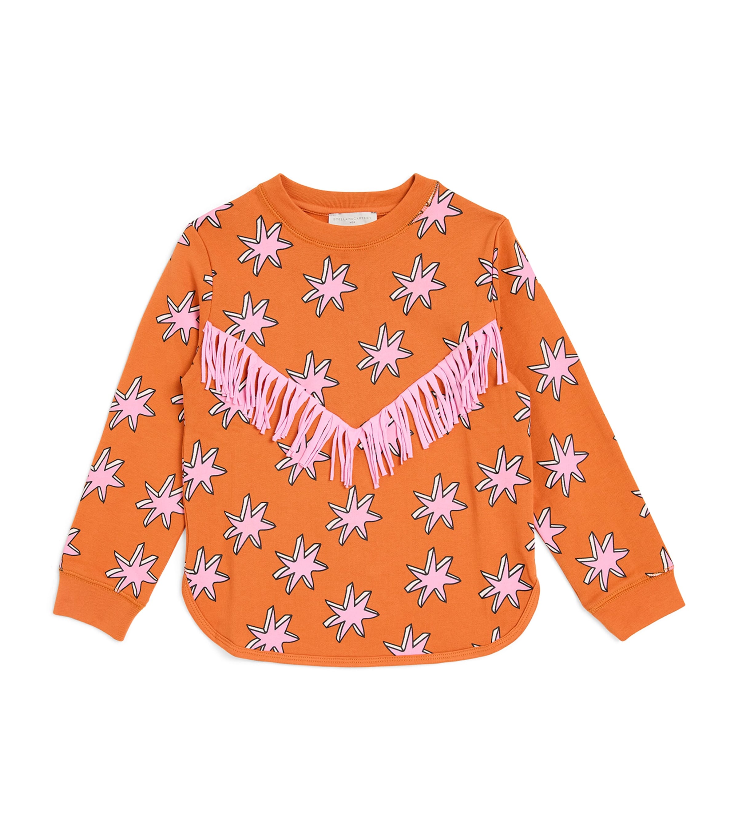 Shop Stella Mccartney Cotton Scribble Star Sweatshirt