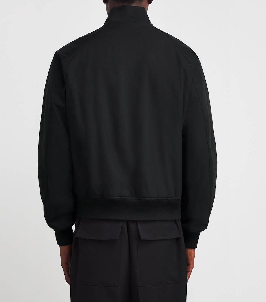 Silk Saunders Bomber Jacket POLO BLACK Image 4