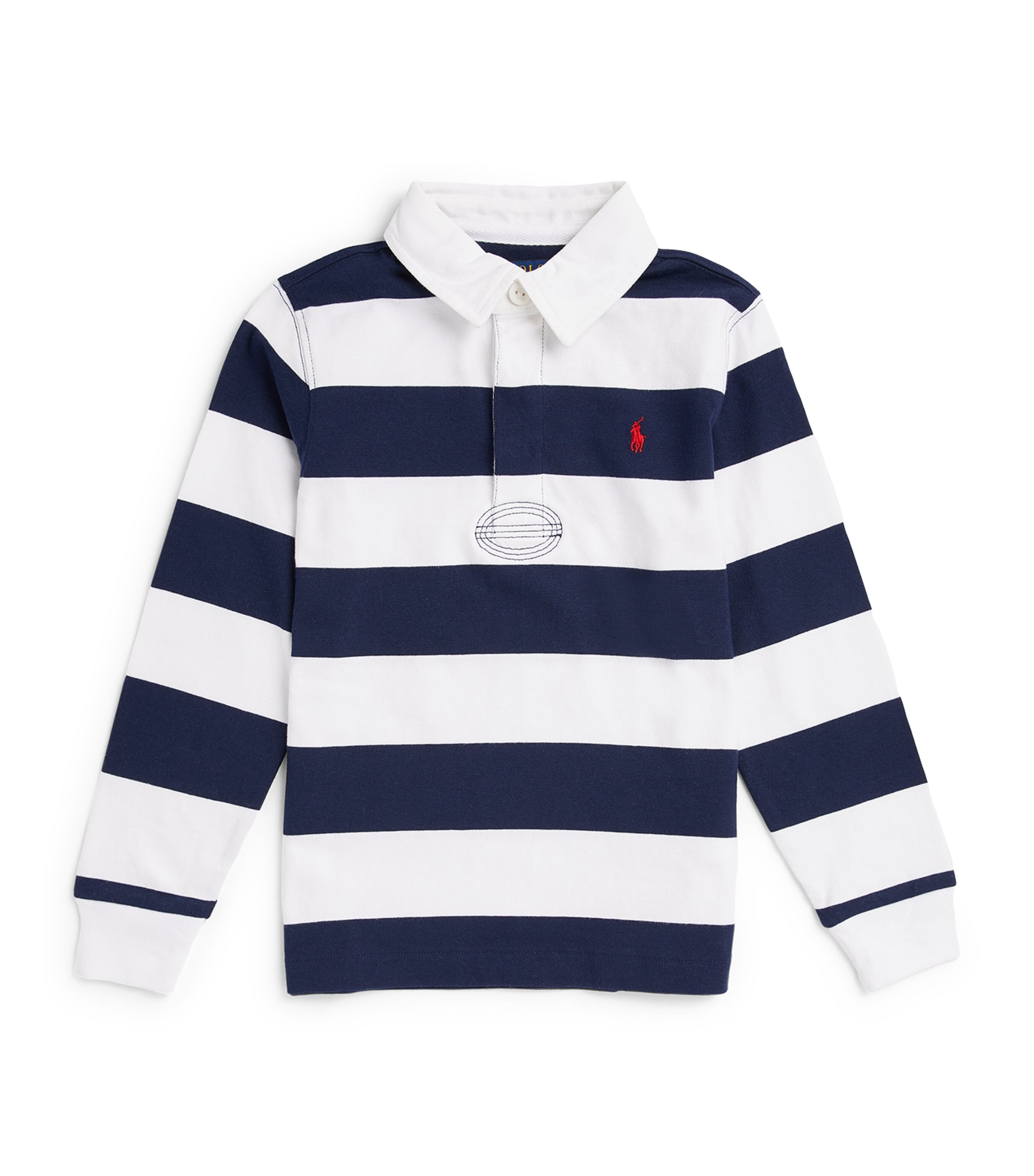 Shop Ralph Lauren Cotton Rugby Shirt In Blue