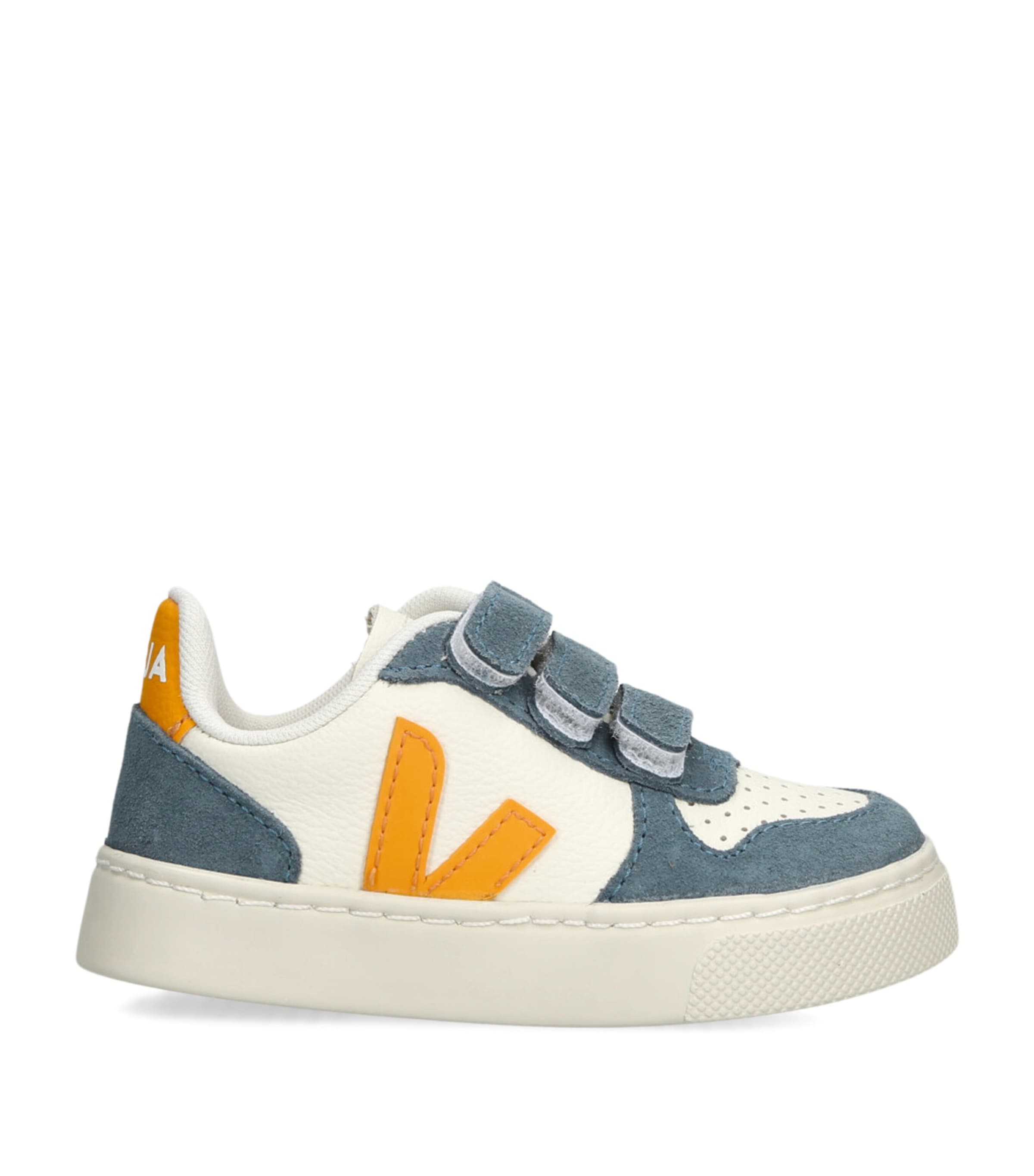 Veja Leather-Suede V-10 Sneakers White/oth Image 1