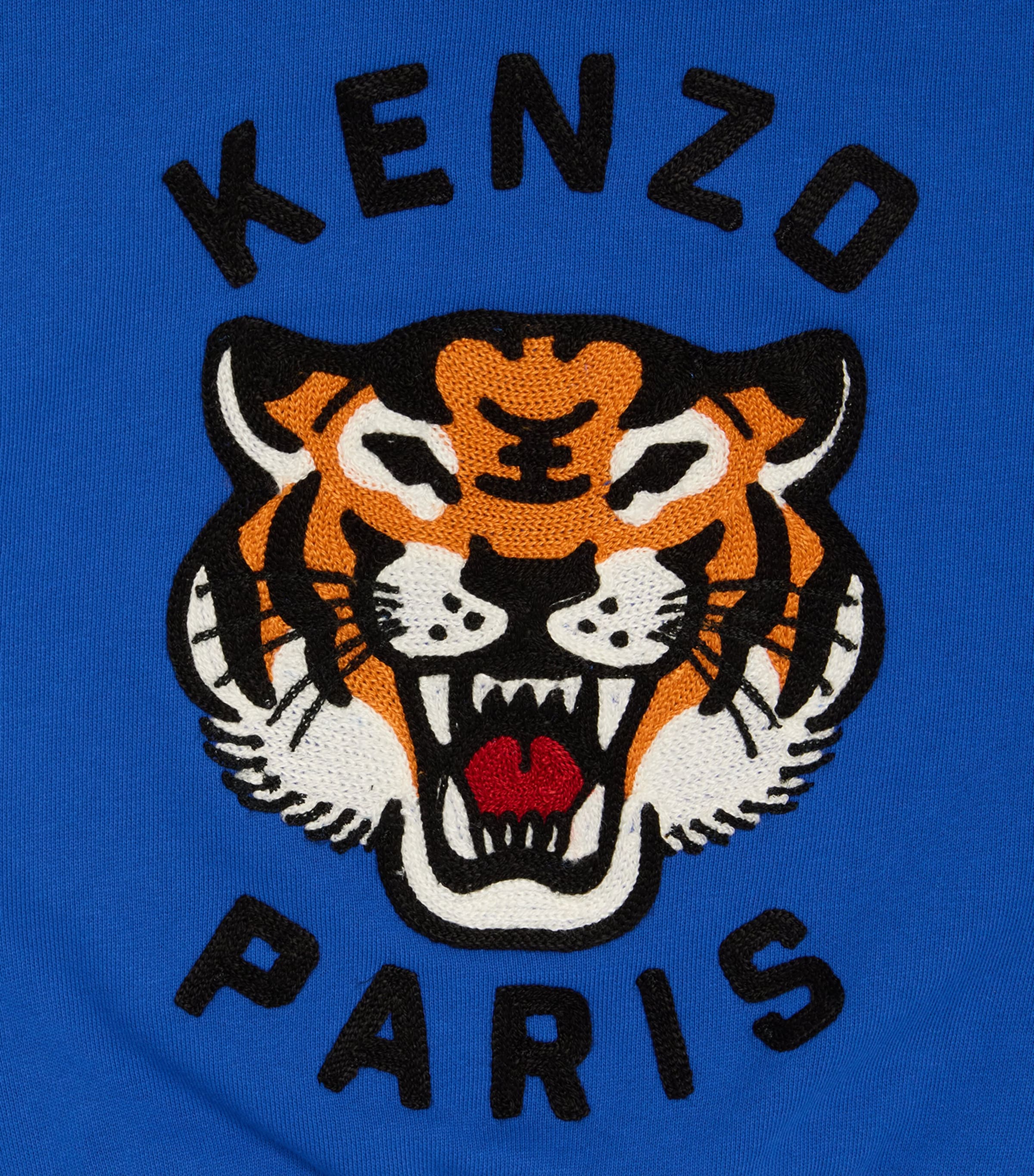 Kenzo Kids Cotton Tiger Sweatshirt (2-14 Years) Blue Image 3