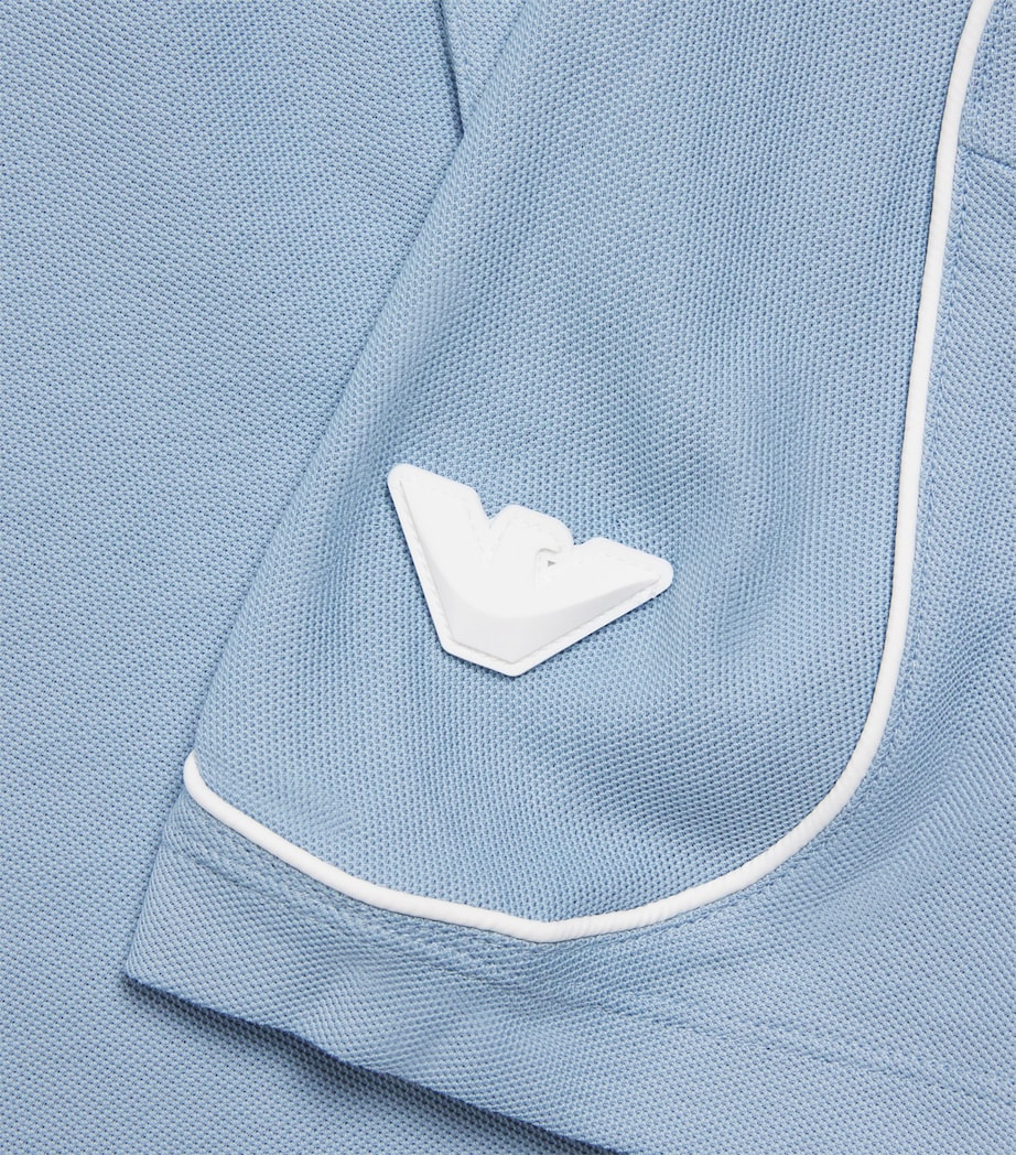 Cotton Polo Shirt (4-16 Years) SOFT CHAMBRAY Image 3