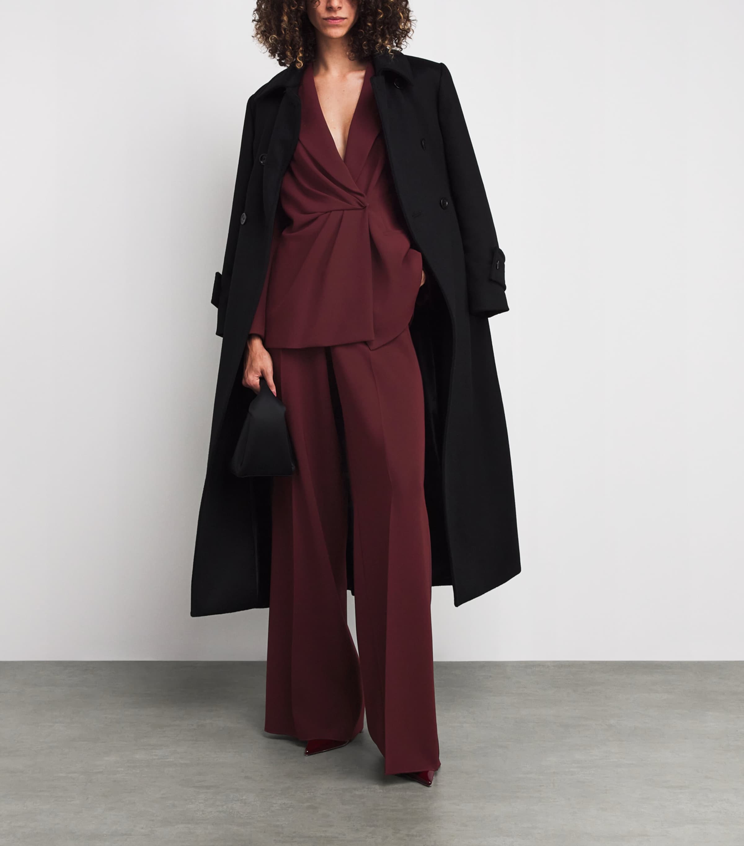 Draped Blazer CHERRY Image 2