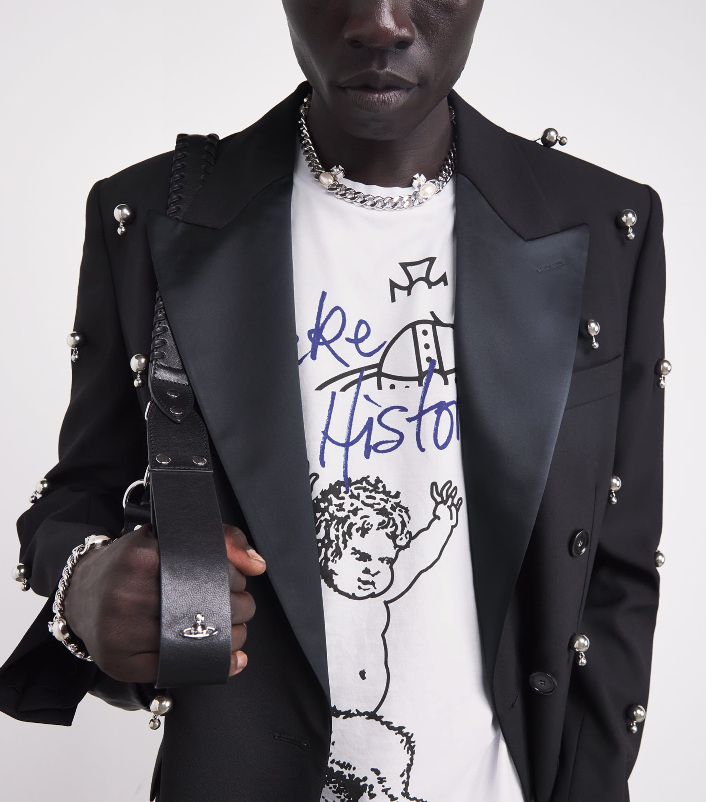 Vivienne Westwood White Cotton Make History T-Shirt | Harrods US