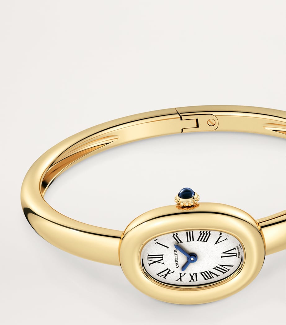 Mini Yellow Gold Baignoire Watch 18.7mm (Size 16) YELLOW GOLD Image 3