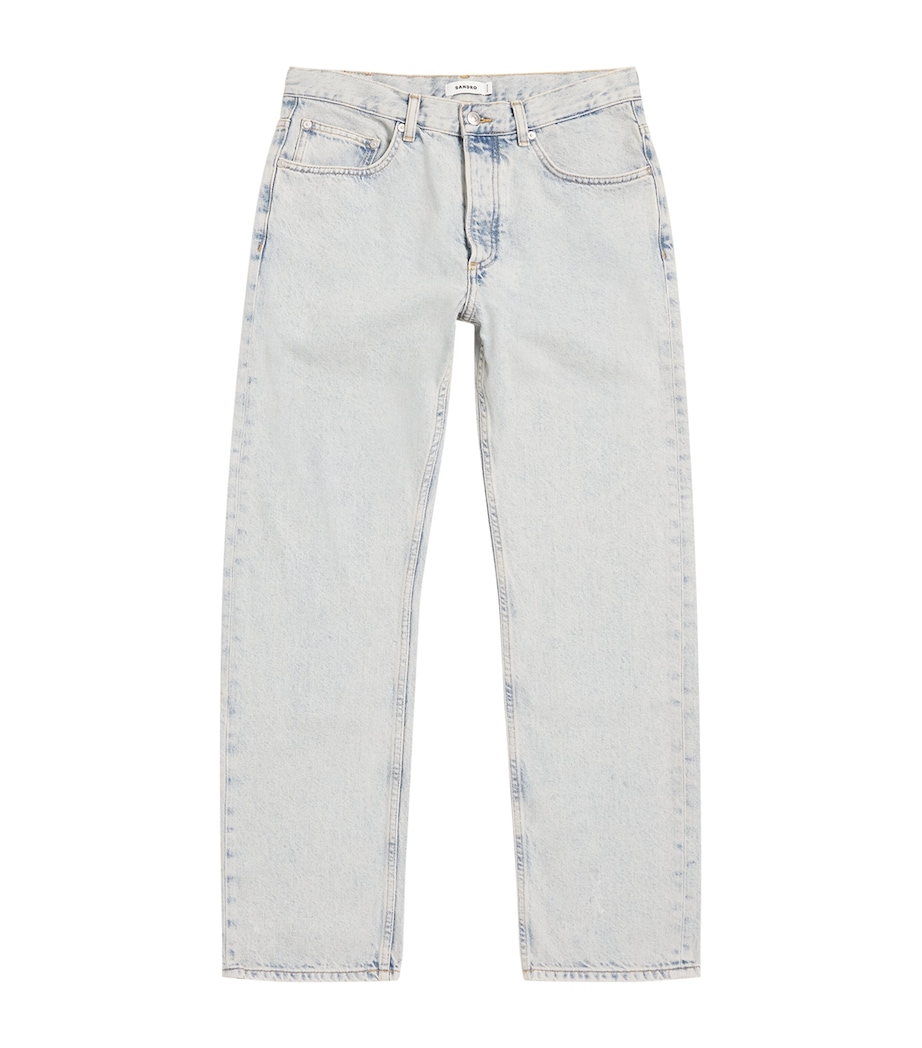 Faded Straight Jeans BLUE VINTAGE - DENIM Image 1