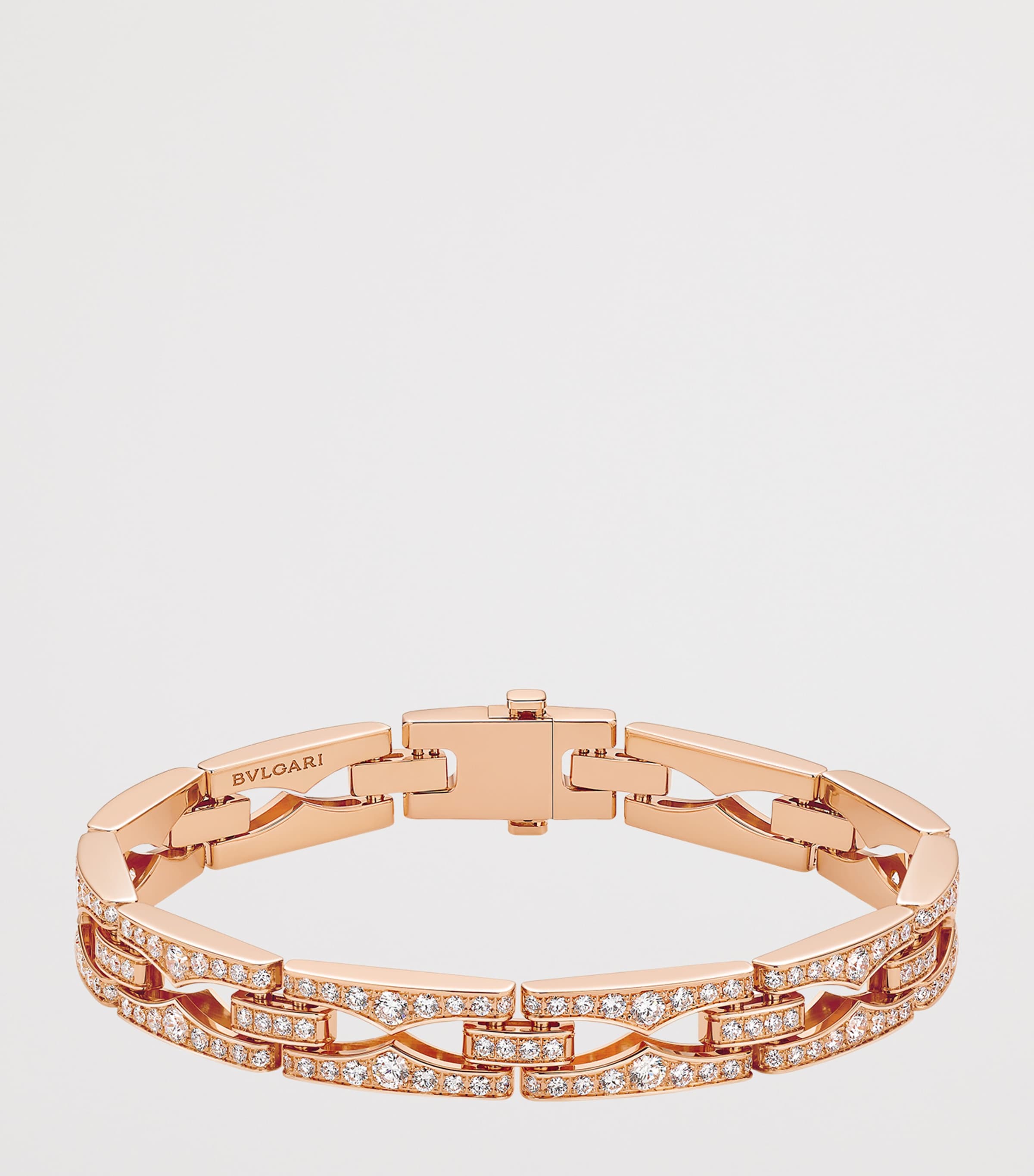 Bvlgari Rose Gold and Diamond B.zero1 Rock Bracelet Gold Image 2
