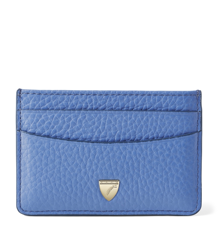 Leather Slim Card Holder CAPRI BLUE Image 1