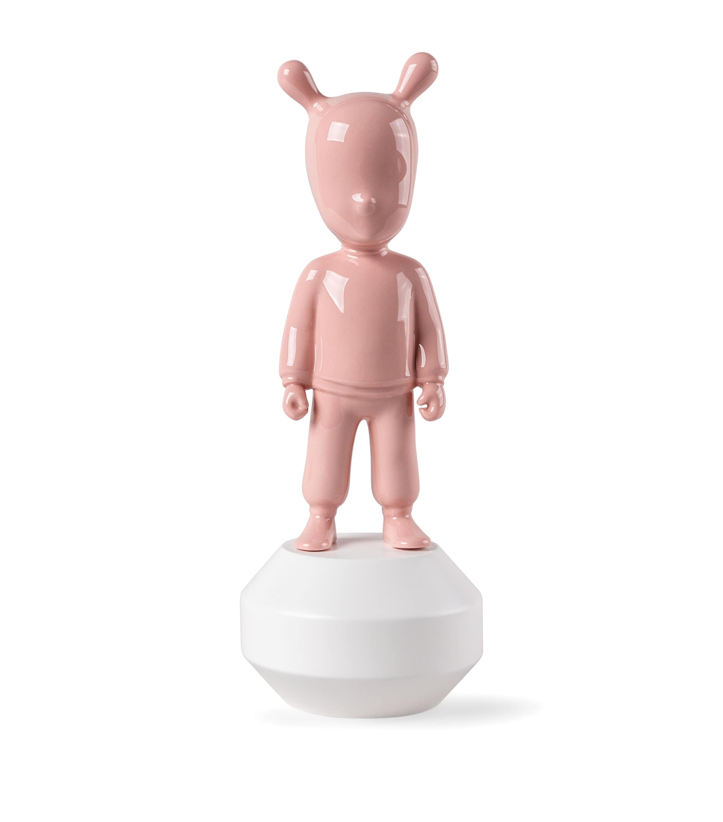 Lladró Small Porcelain The Pink Guest White & Pink Image 1