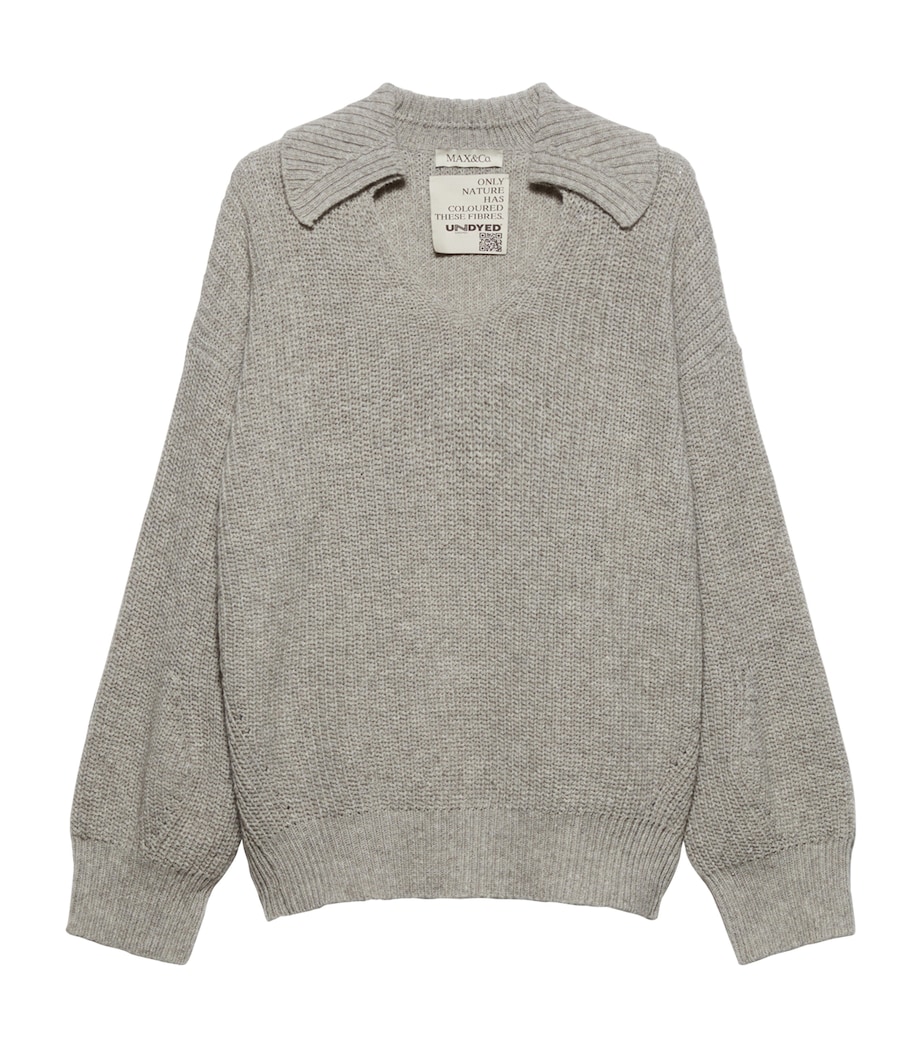 Wool-Blend Oversized Sweater SAND Image 1