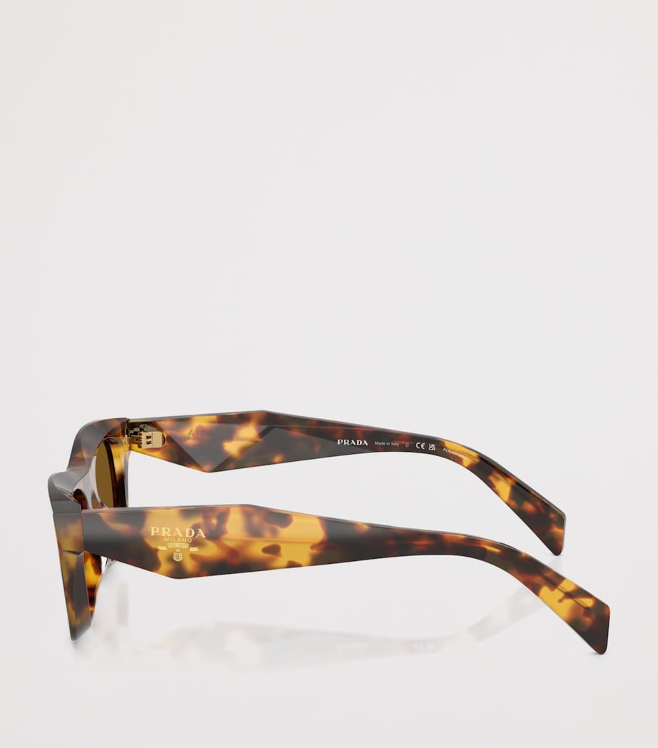 Acetate Rectangular Sunglasses 14L10U Image 3