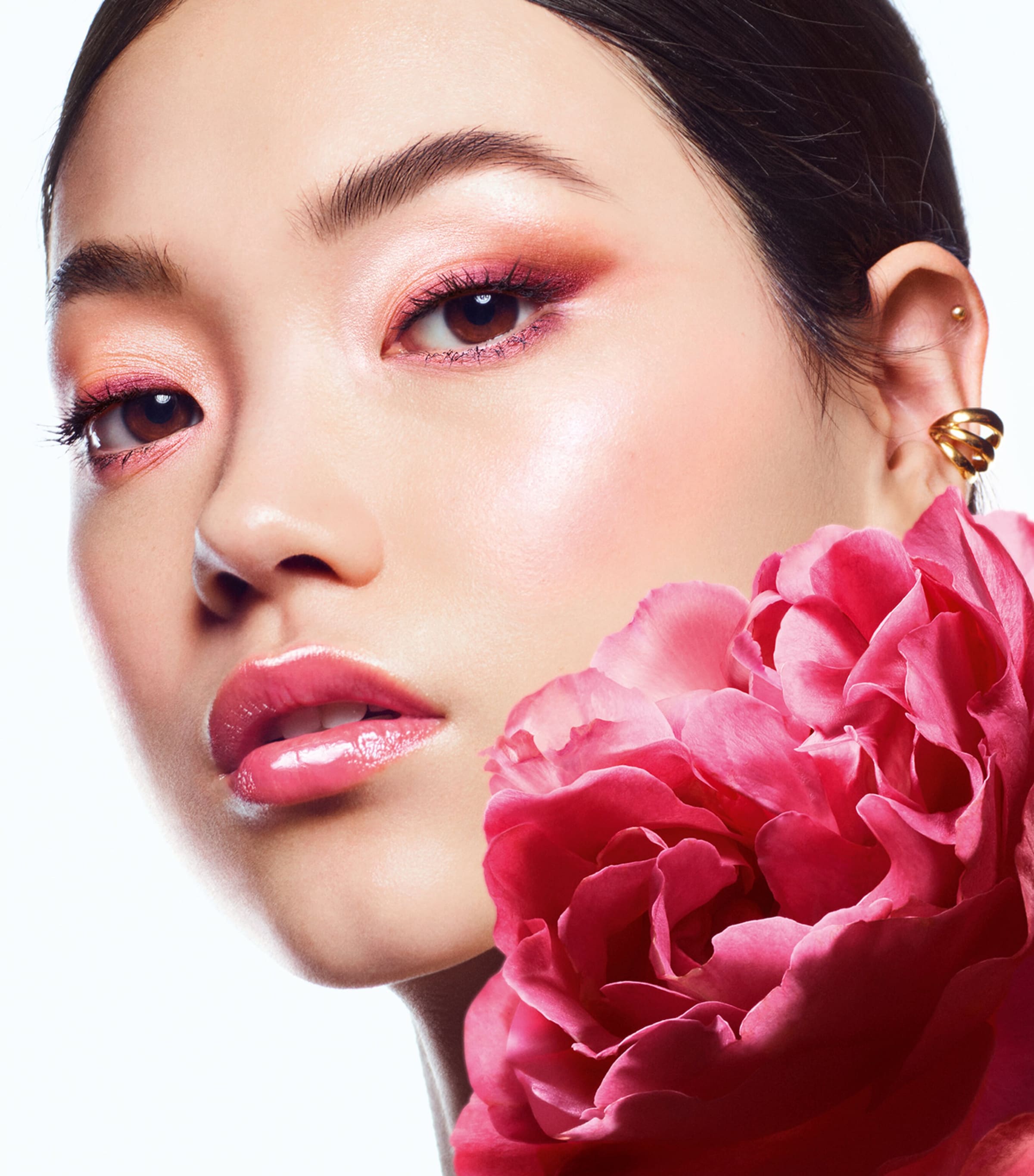 KissKiss Bee Glow Lip Oil 258 ROSE Image 8