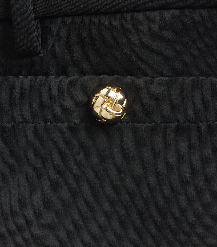 Wide-Leg Palazzo Trousers BLK Image 5