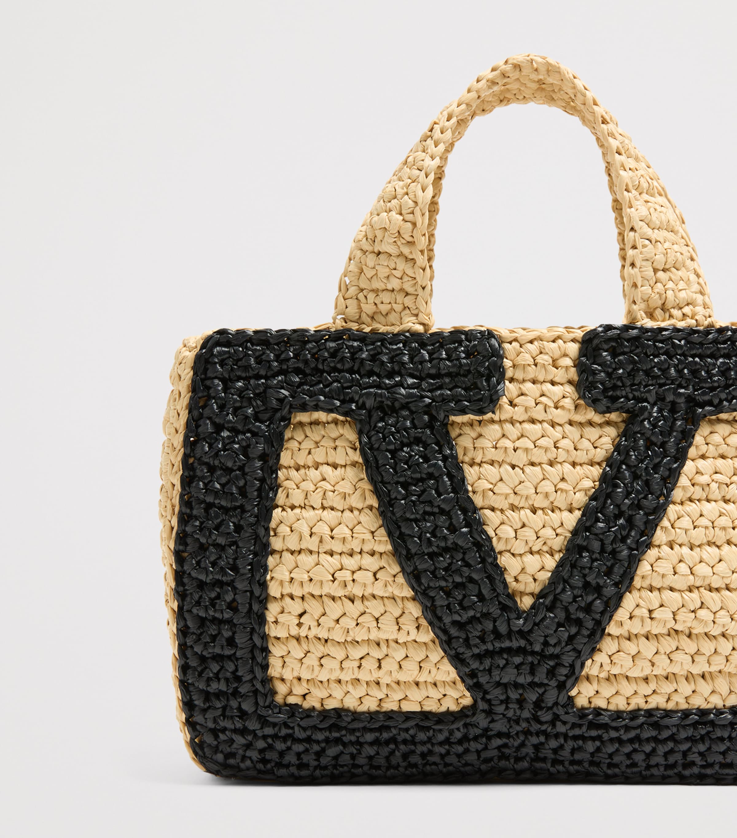 Valentino Garavani Small Woven Viva Superstar Tote Bag