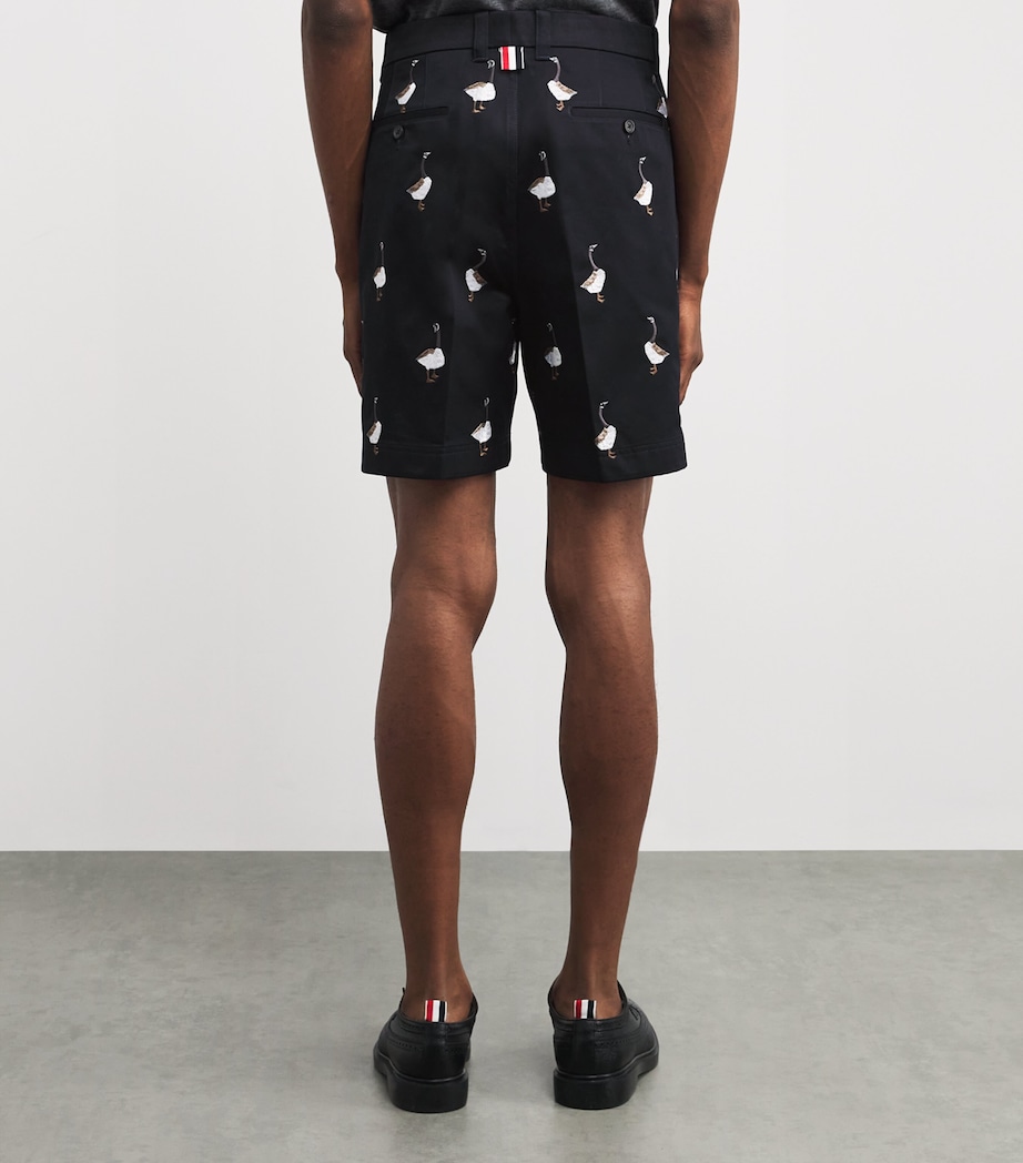 Cotton Utility Chino Shorts NAVY Image 4