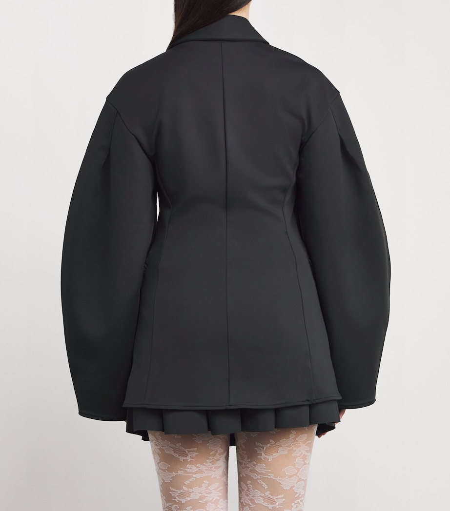 Neoprene Oversized Blazer 252 PHANTOM Image 4