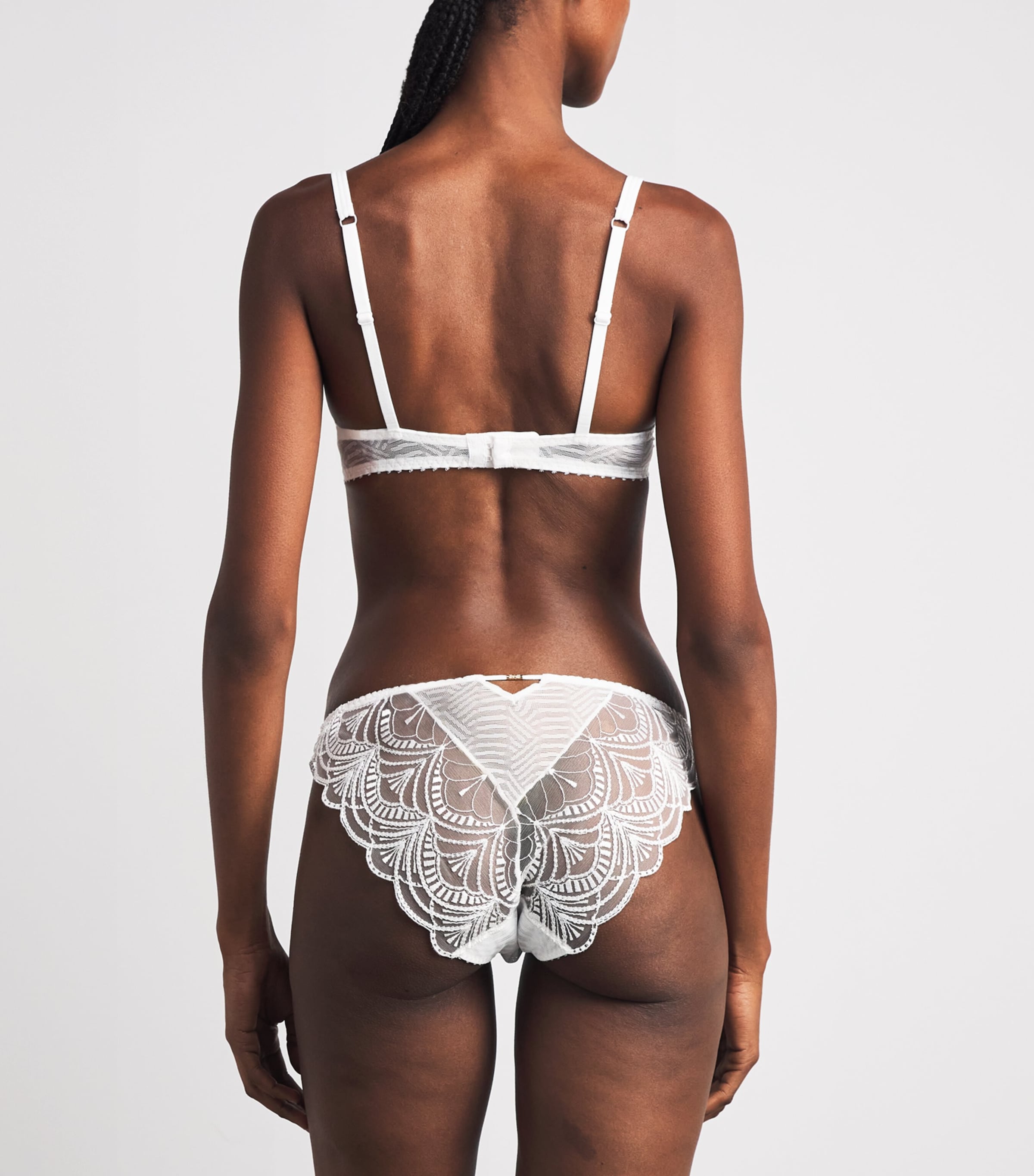 Aubade Womens Vibes Half-Cup Bra Pearl Image 3