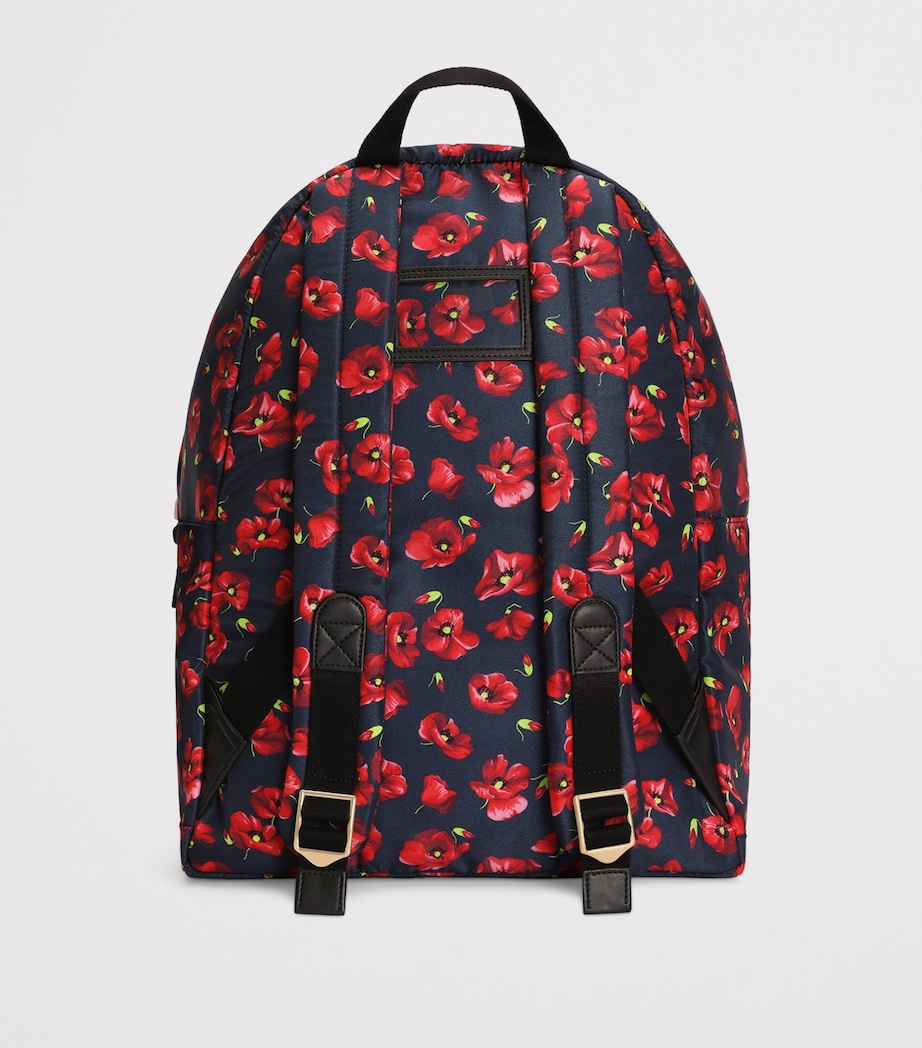 Dolce&Gabbana Kids Floral Print Backpack Papavero Picc Image 3