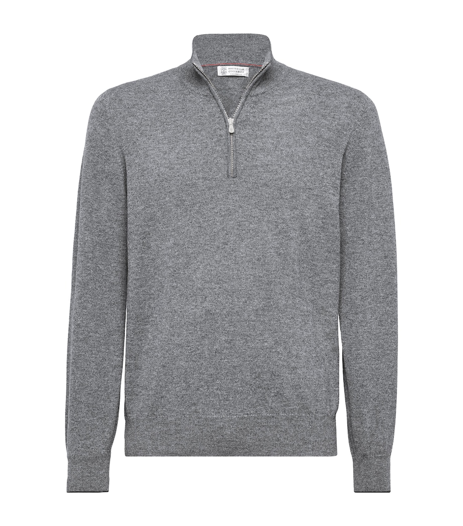 Cashmere Quarter-Zip Sweater CG217 Image 1