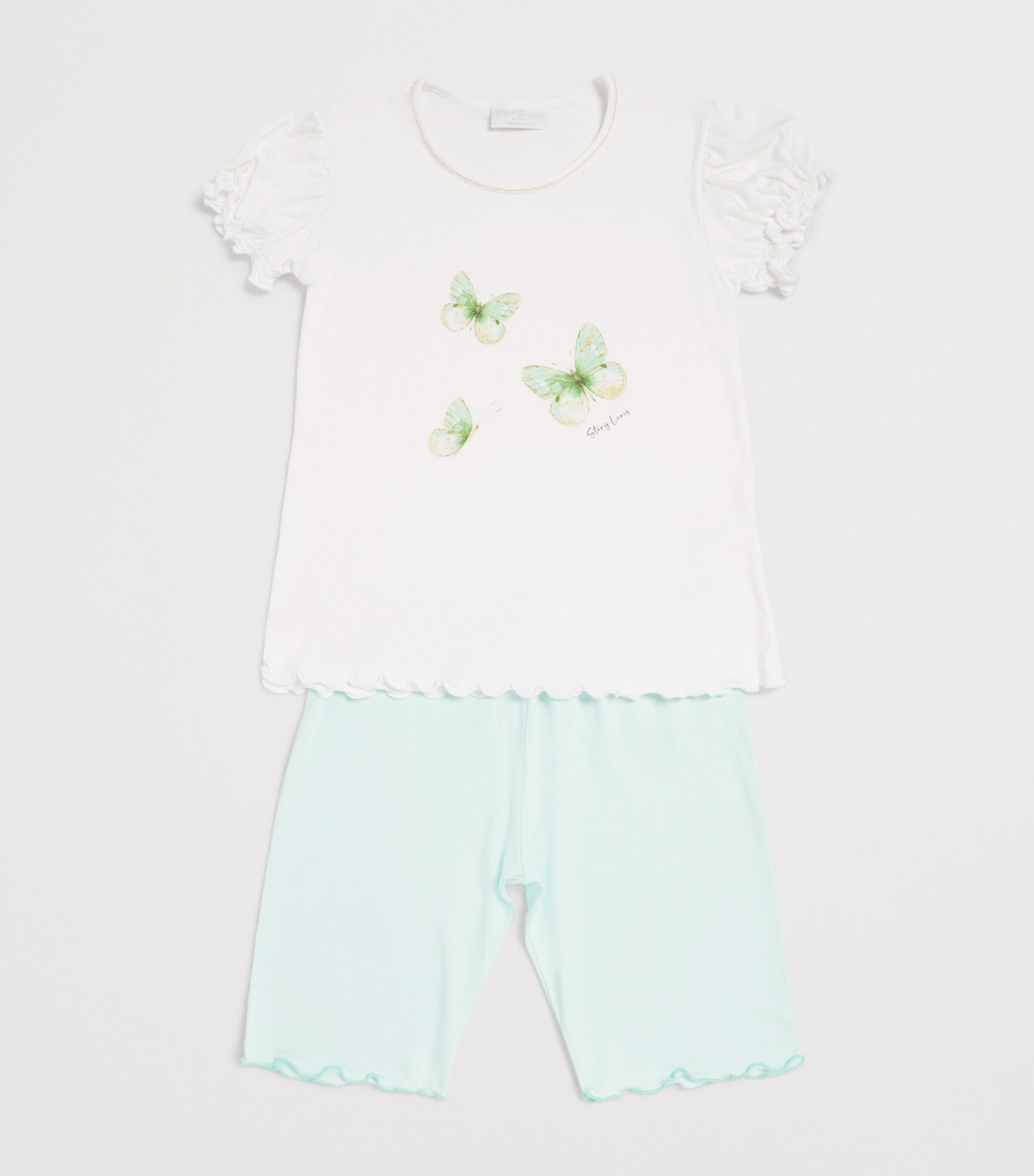 Butterfly Pyjama Set (4-14 Years) BIANCO Image 3