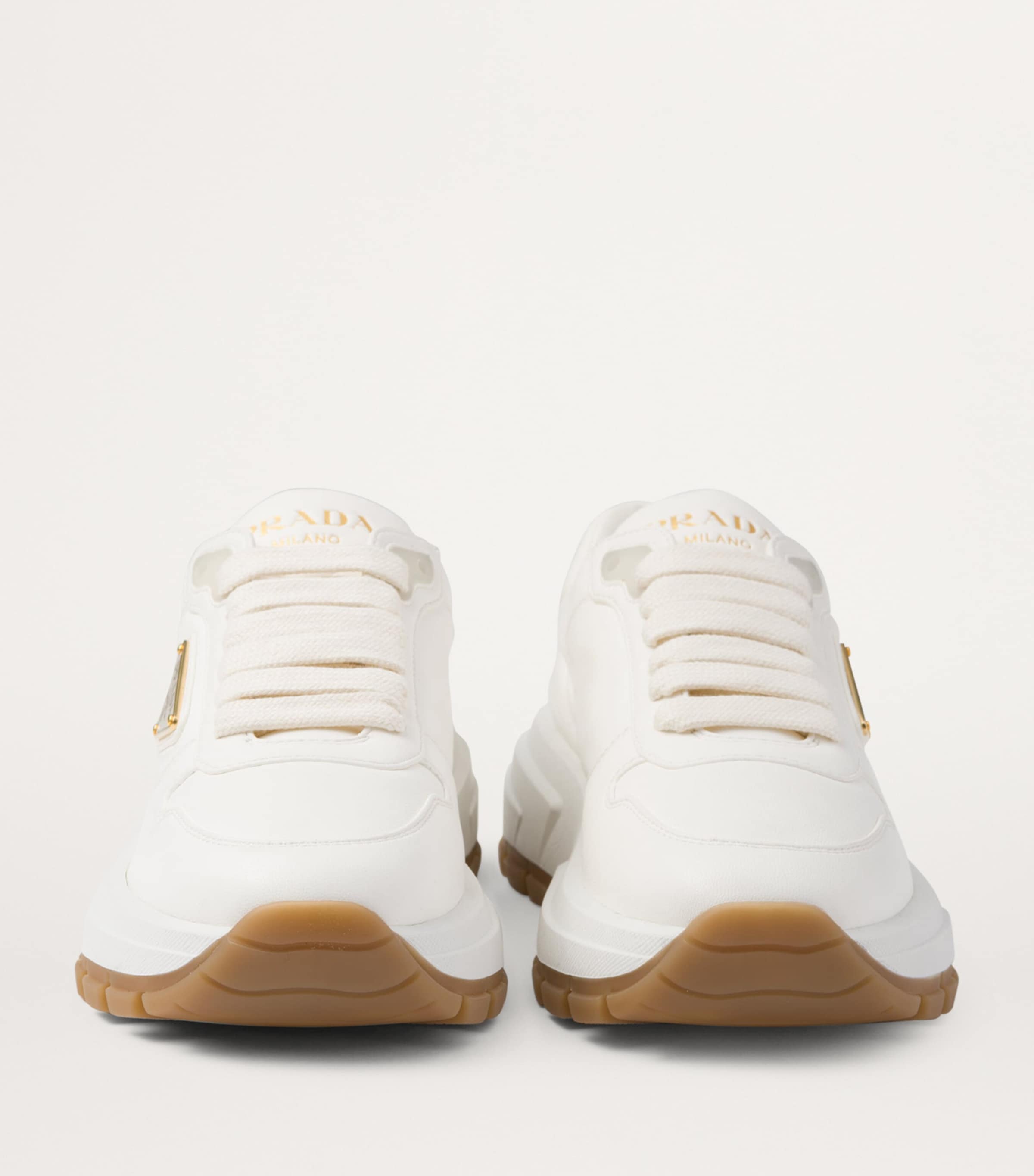 VIP【関税送料無料】希少 Prada Polyamide Sneakers PRADA＊PRAX 1 Re-Nylon ブラッシュド レザースニーカー＊送料込