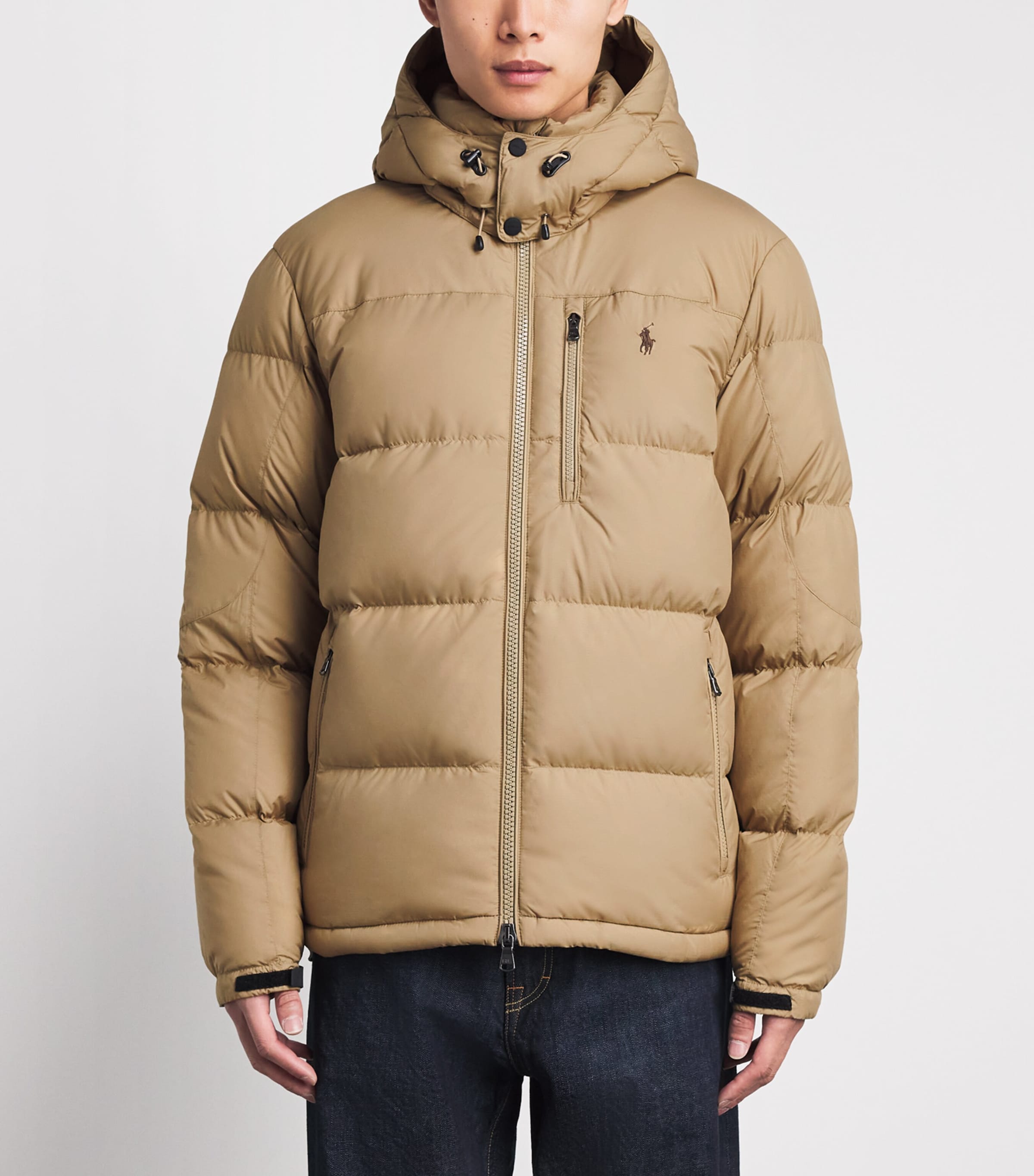 Polo Ralph Lauren Mens Gorham Down Jacket Desert Khaki Image 4