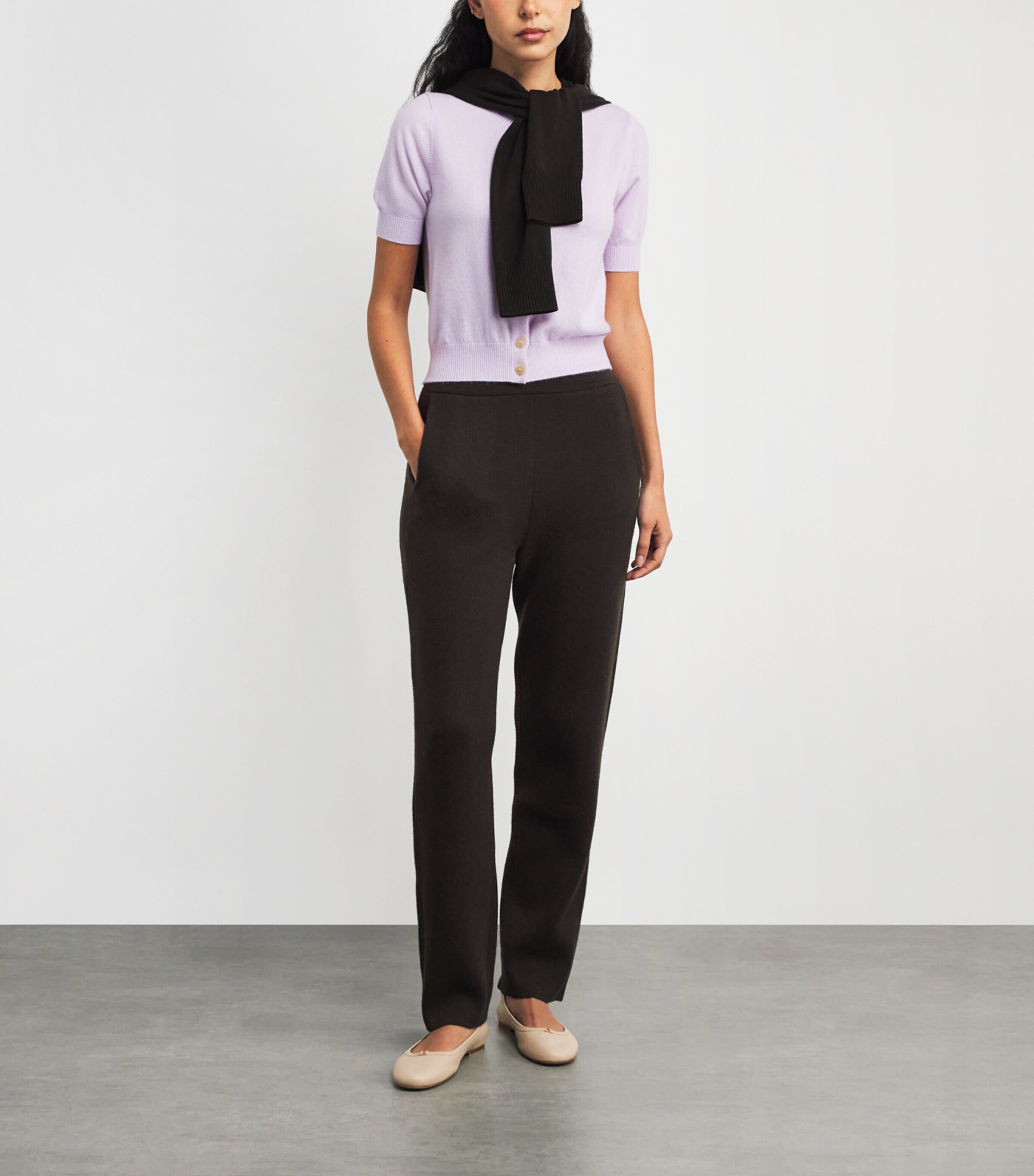 arch 4 Womens Cashmere Holborn Trousers Brown Wood Image 2