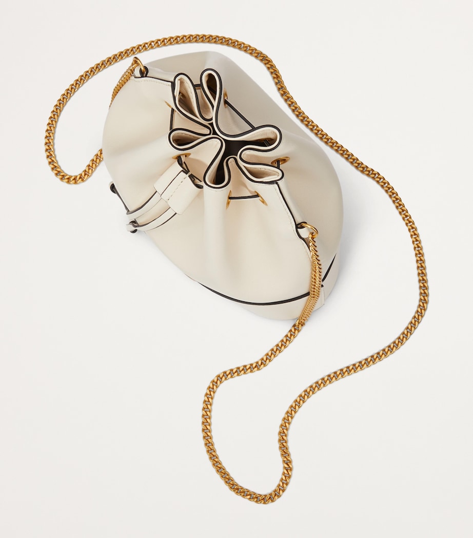 Leather VLogo Bucket Bag I16 Image 5