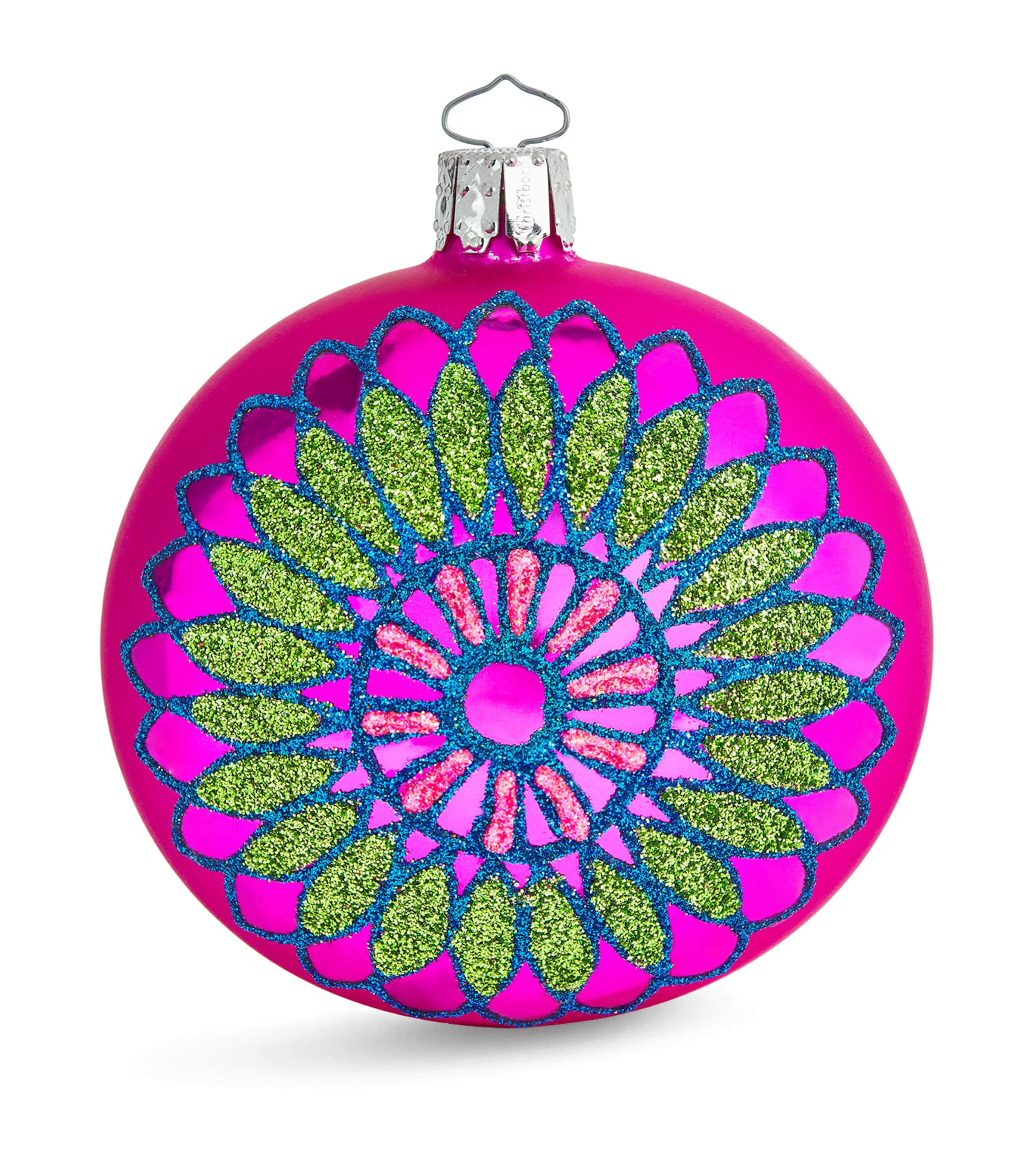 HARRODS GLASS EMBELLISHED BAUBLE 