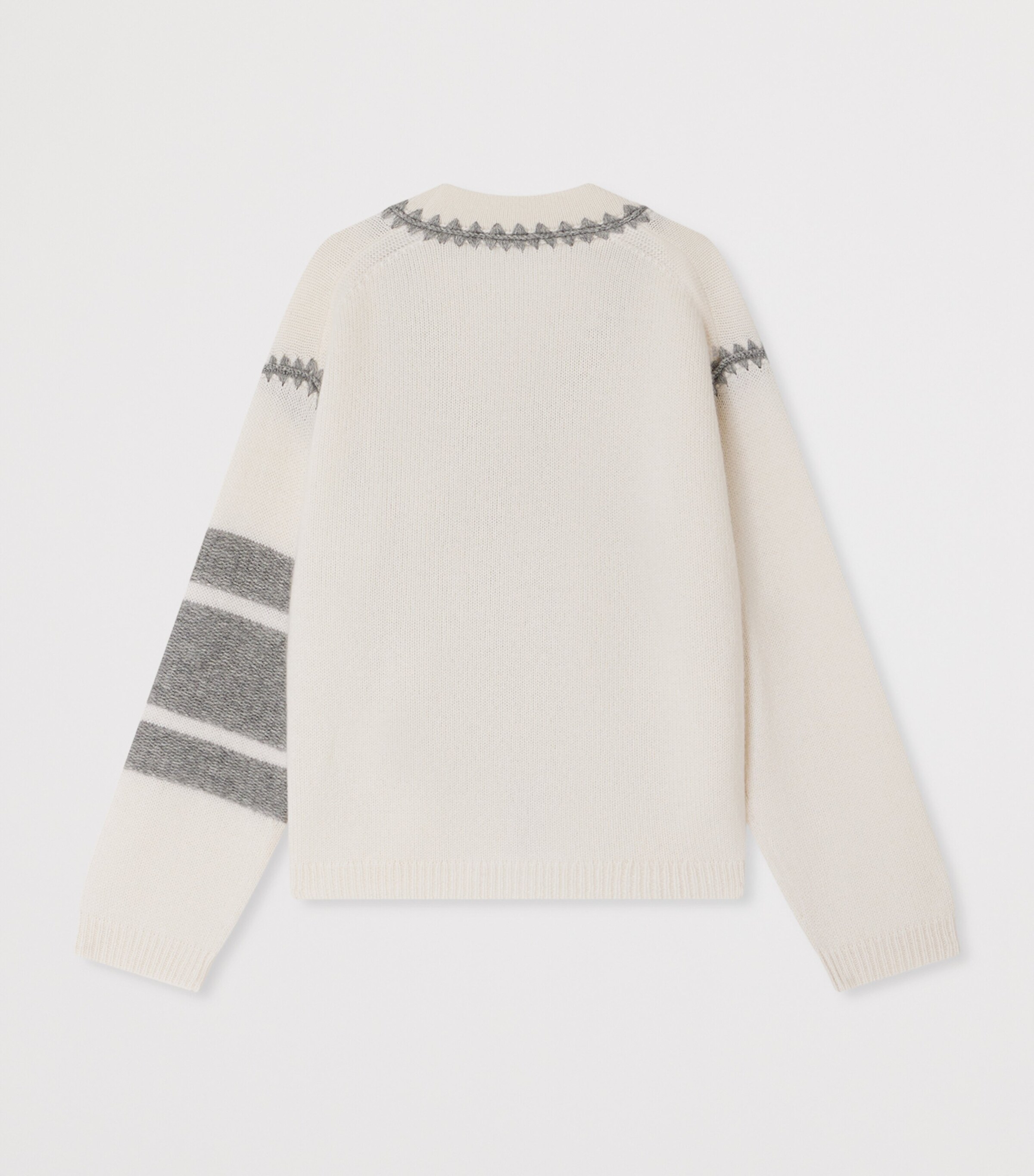 Bonpoint x Guest In Residence Cashmere Lyndon Cardigan (4-8 Years) Ra Blanc Lait Image 2