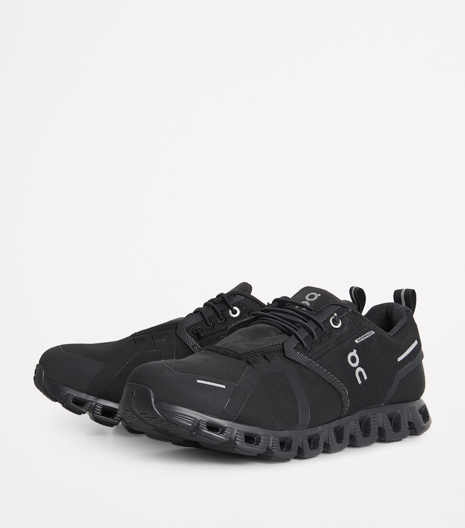 Waterproof Cloud 5 Trainers ALL BLACK Image 3
