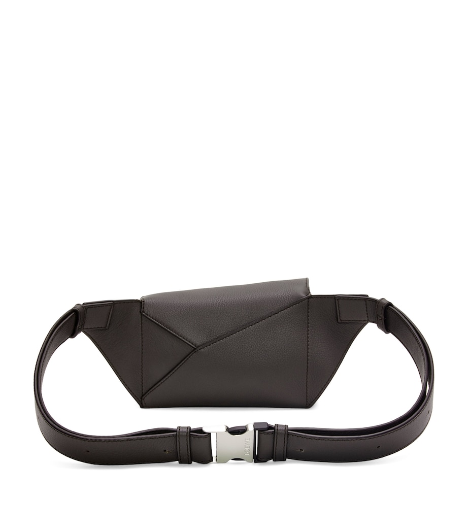 Mini Leather Puzzle Belt Bag DARK GREY Image 3