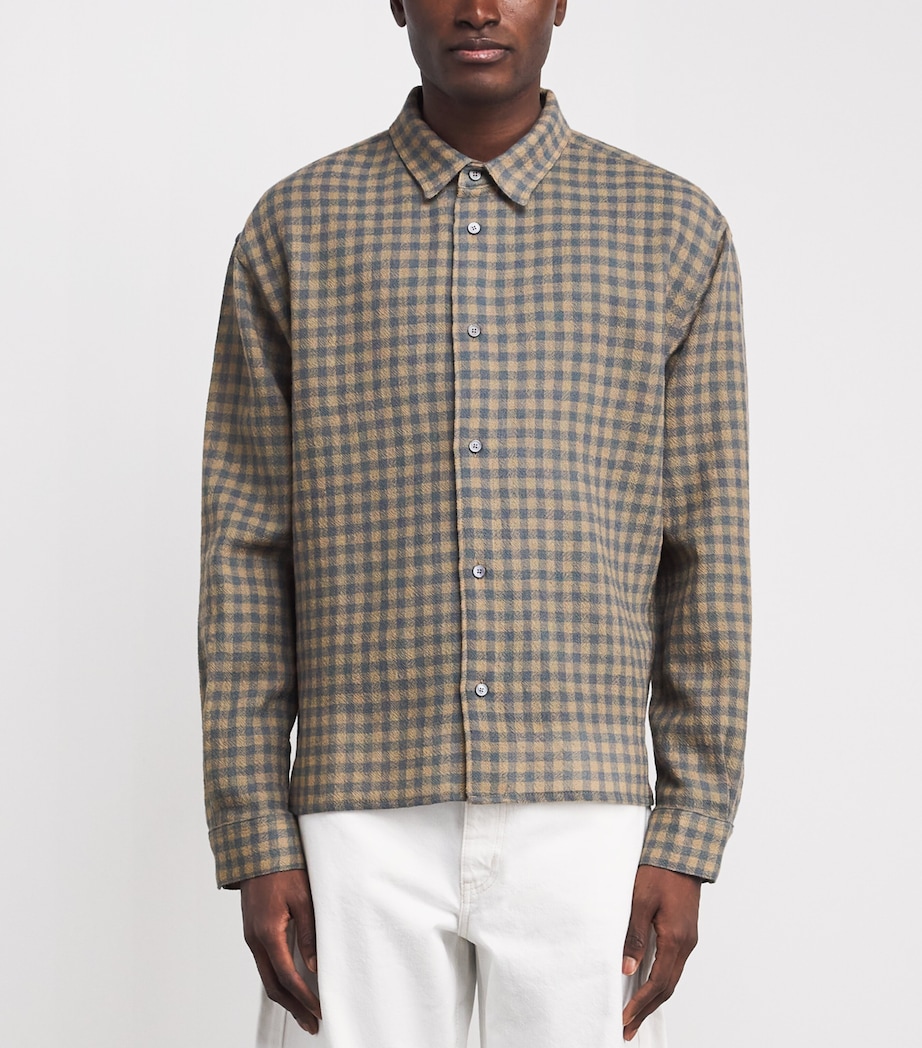 Virgin Wool Check Shirt BBPL Image 3