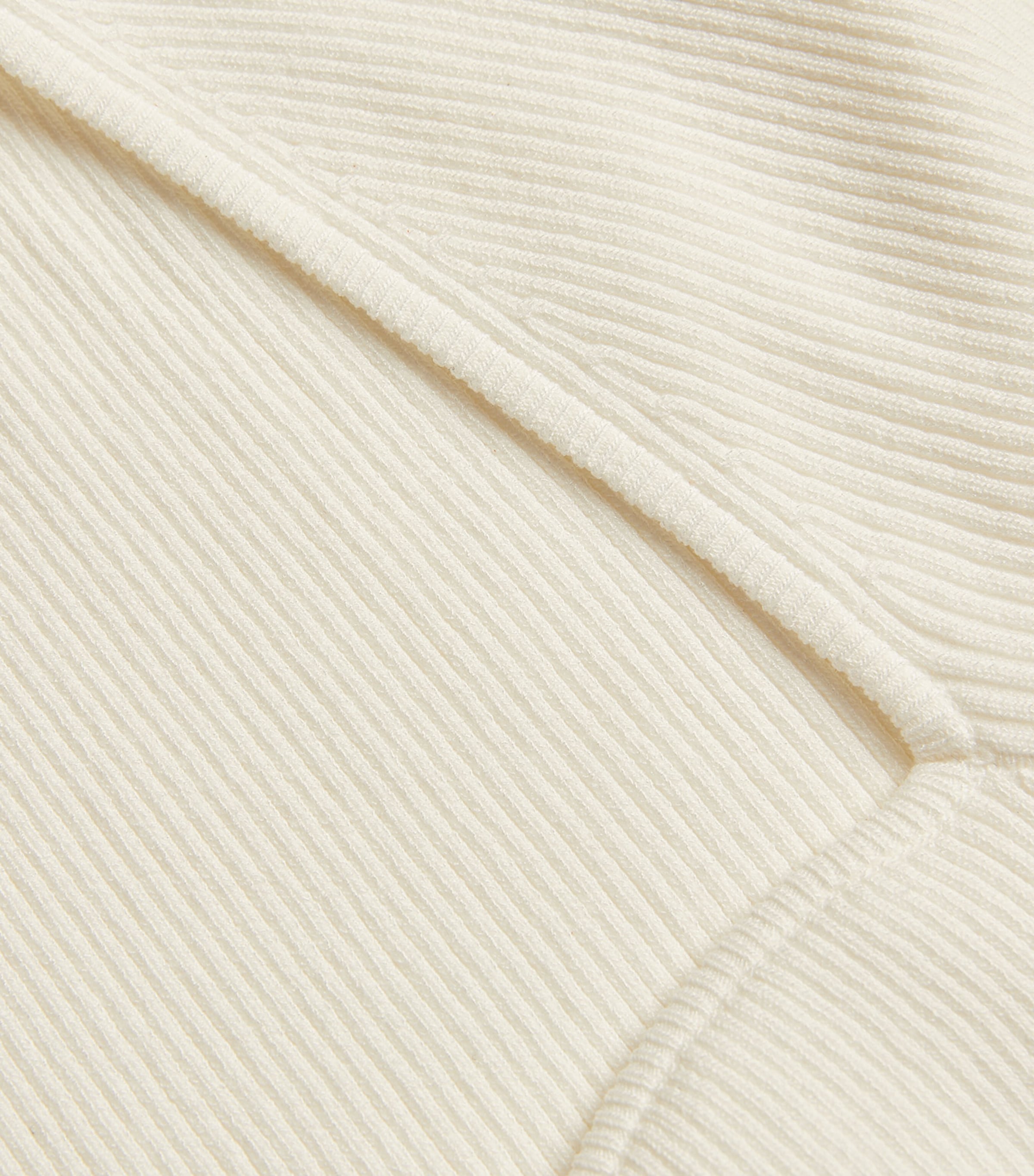 Short-Sleeve Ribbed Top ECRU Image 5