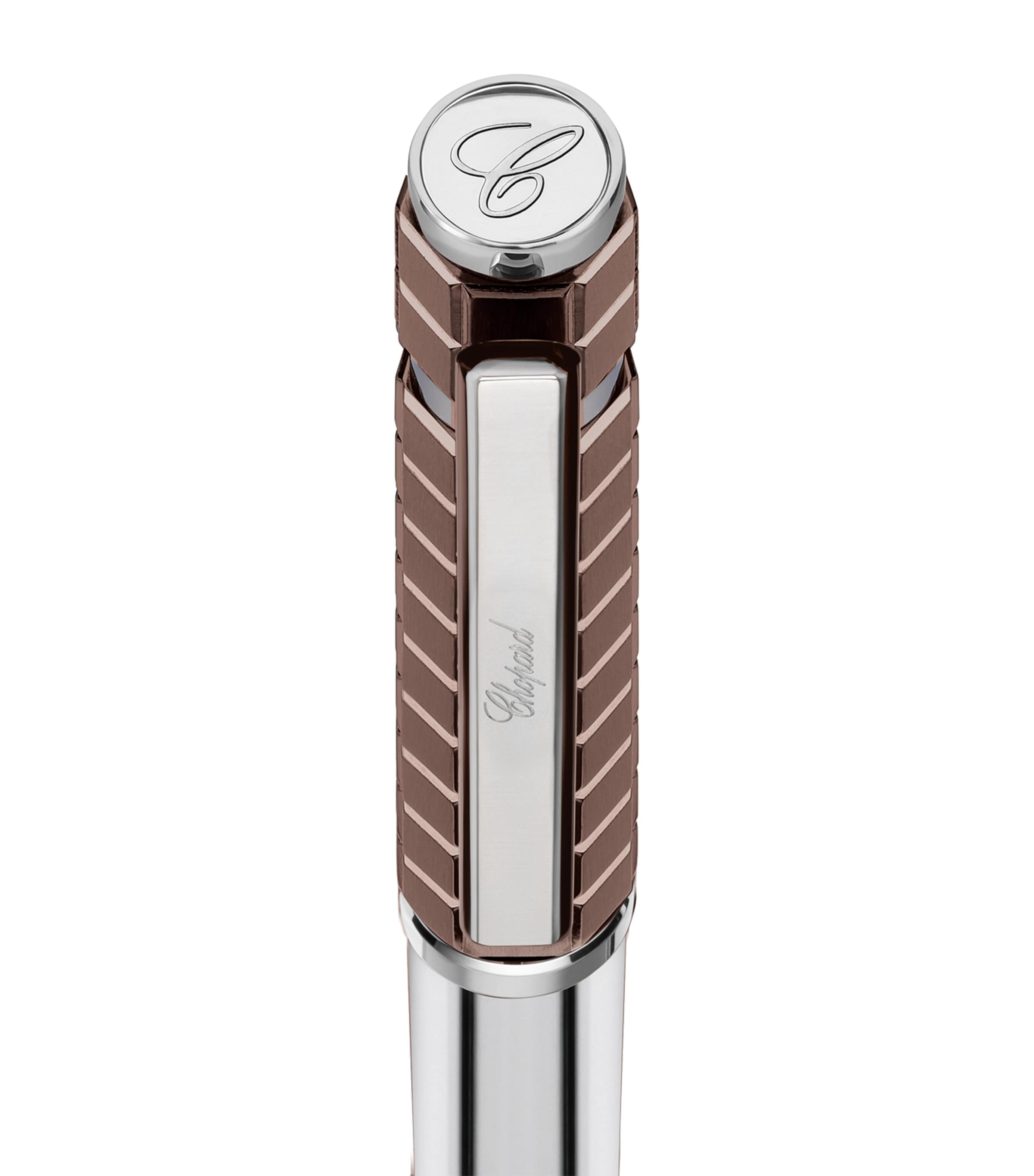 Chopard Ice Cube Ballpoint Pen Silver & Bronze Image 2