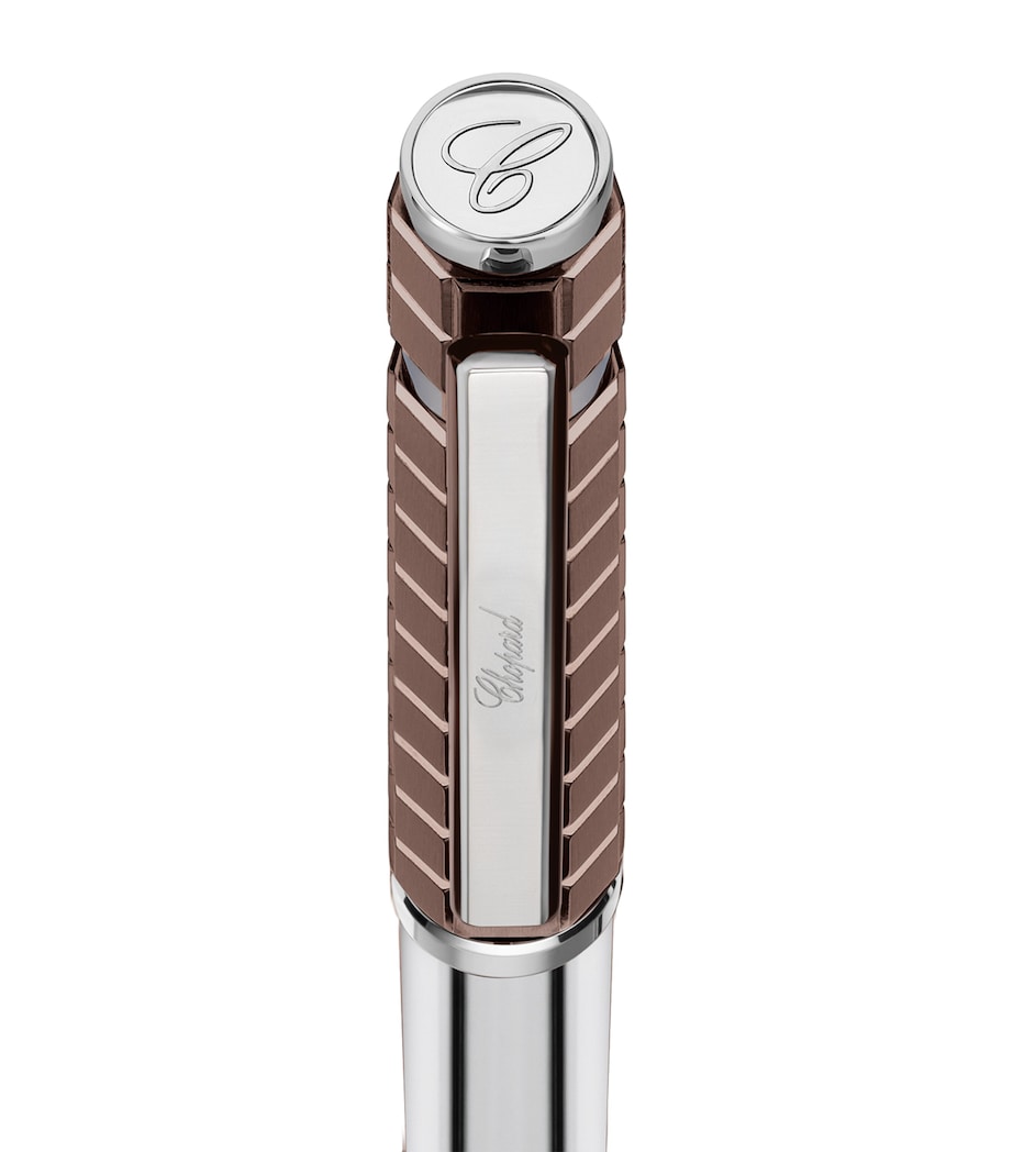 Chopard Ice Cube Ballpoint Pen Silver & Bronze Image 2