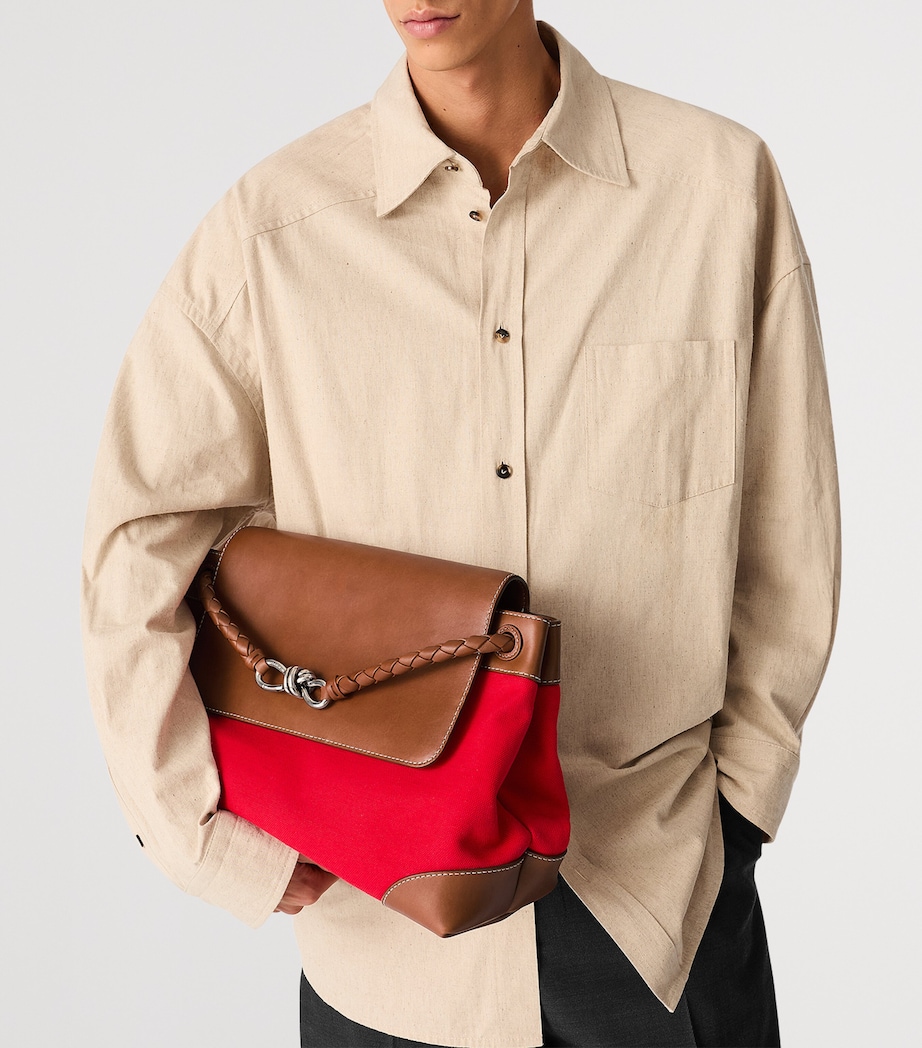 Large Canvas Andiamo Messenger Bag 6544 Image 8