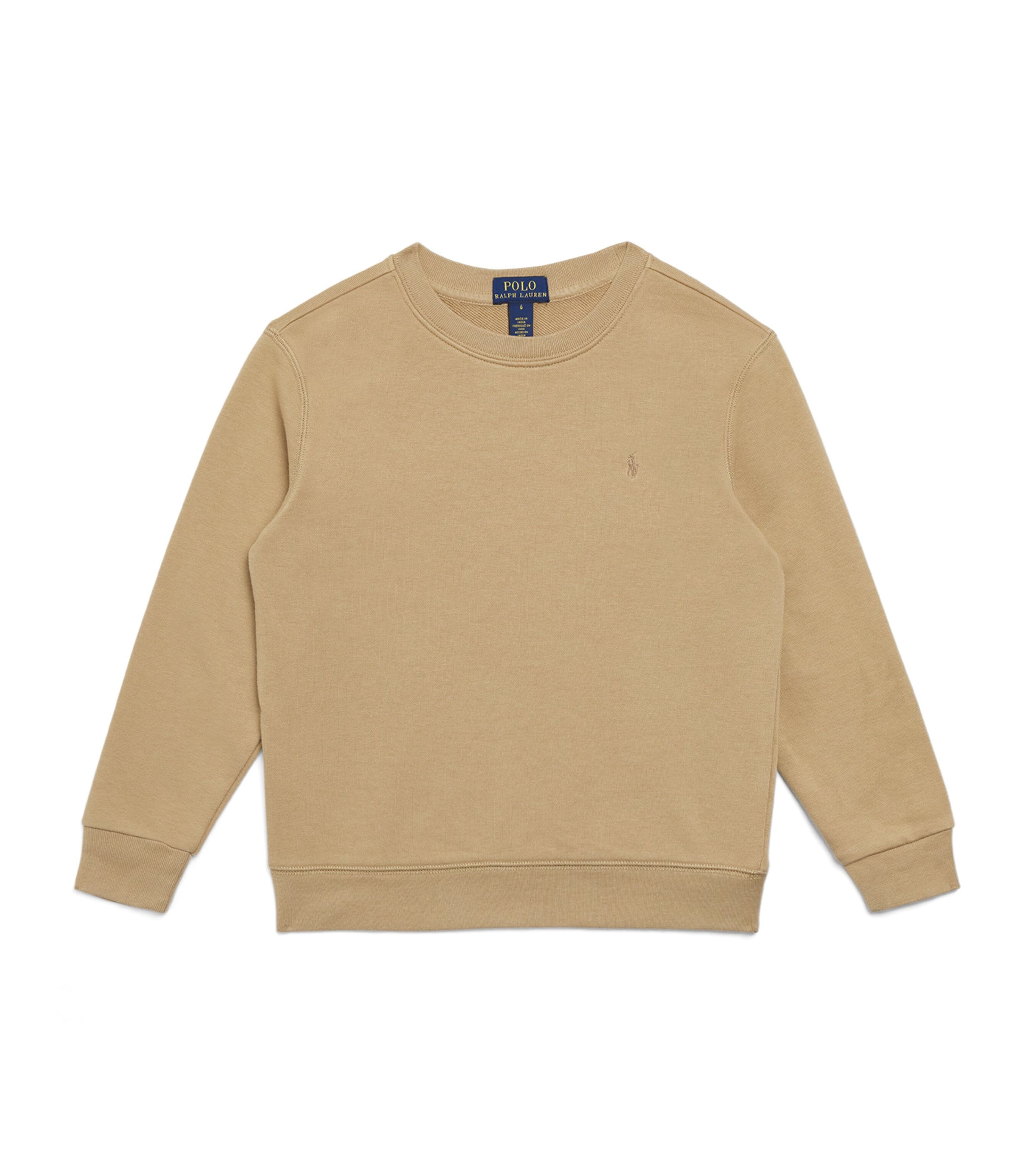 Ralph Lauren Cotton-blend Logo Sweatshirt In Brown