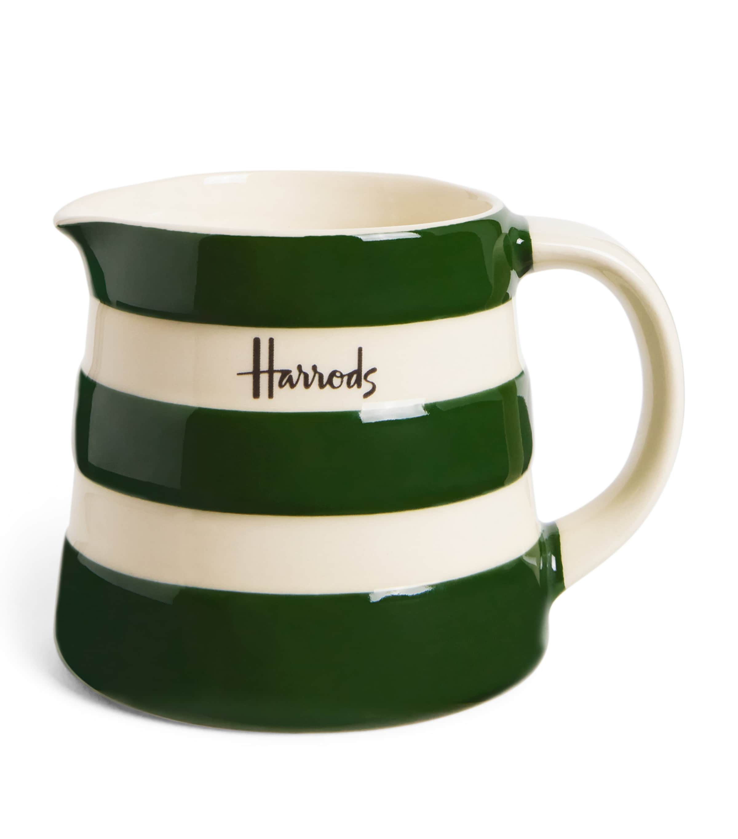 Harrods Small Cornish Stripe Jug | Designers | Harrods | Dining | Serveware | Jugs & Pitchers | Tableware | Tea Cups & Saucers