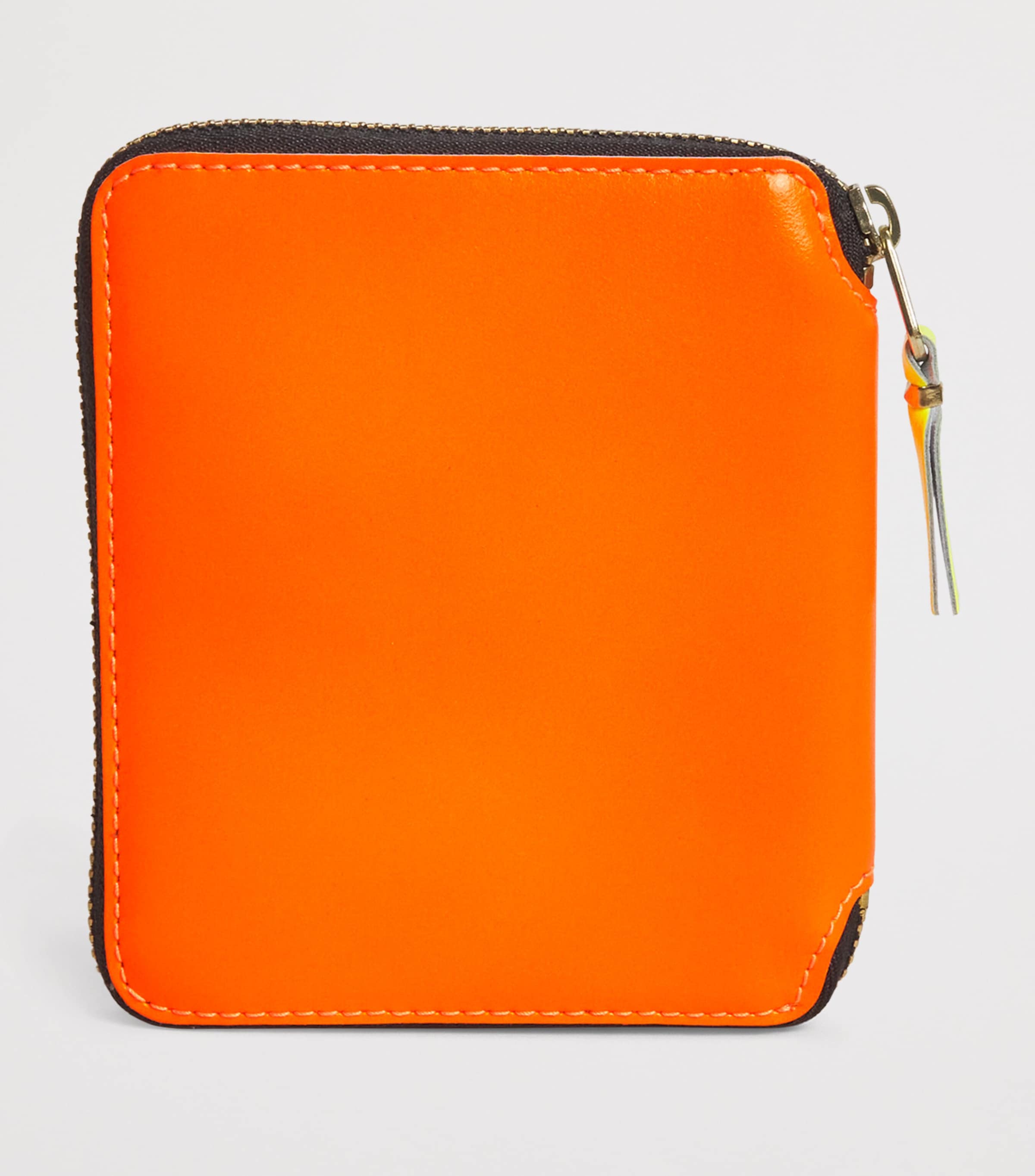 Comme Des Garçons Wallet Medium Leather Super Fluo Wallet Orange Image 2