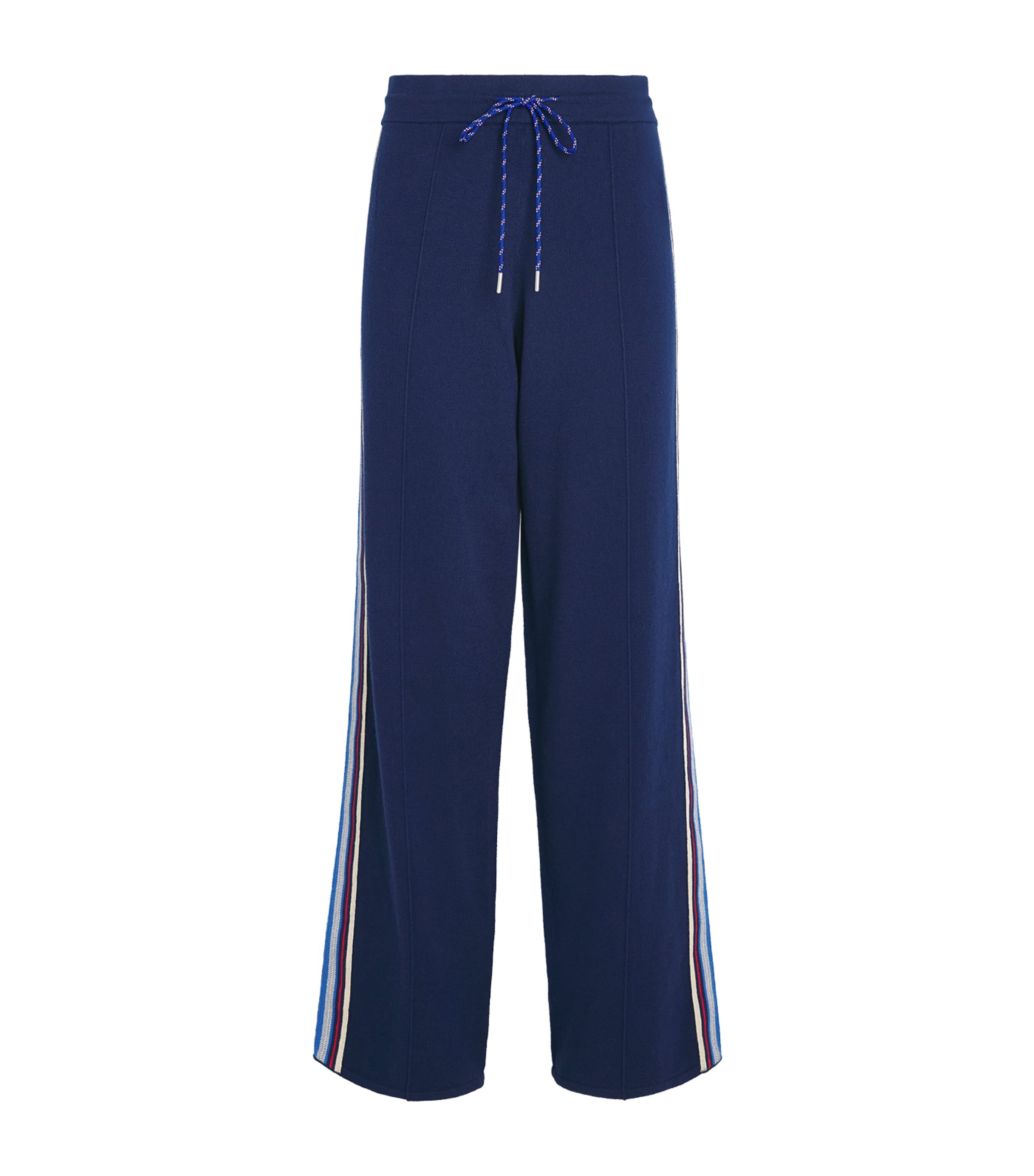 Guest In Residence Womens Cotton-Blend Stripe Sweatpants Nav Navy Image 1