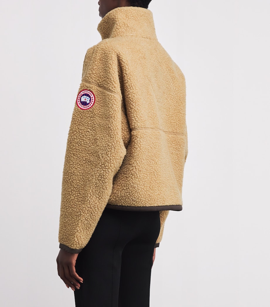 Wool-Blend Fleece Simcoe Jacket 9101 ECRU/TERRABEIGE Image 4