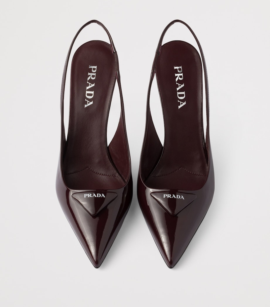 Patent Leather Slingback Pumps 75 F0GCM Image 3