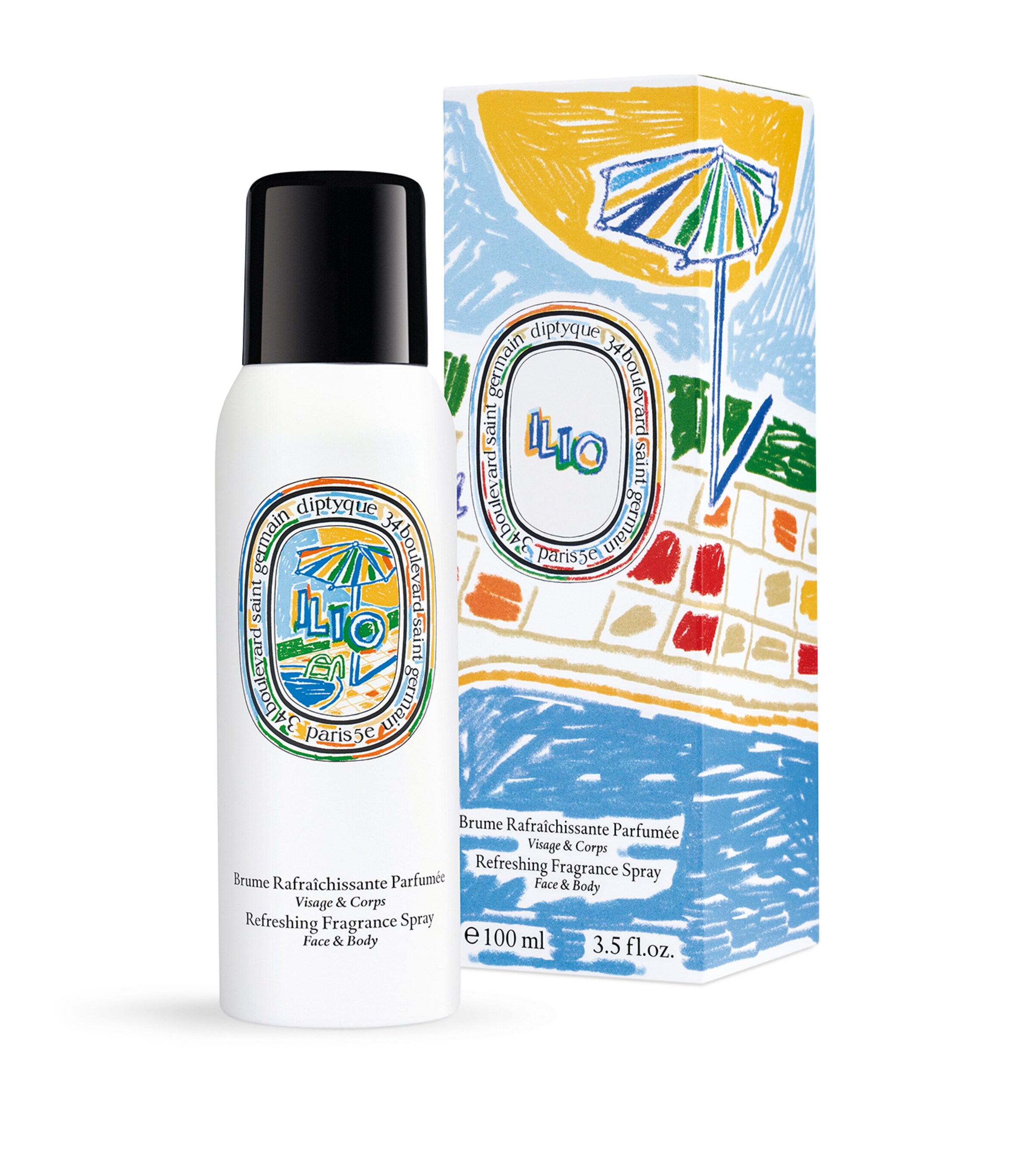 Diptyque Ilio Summer Face & Body Mist (100ml) | Harrods SG
