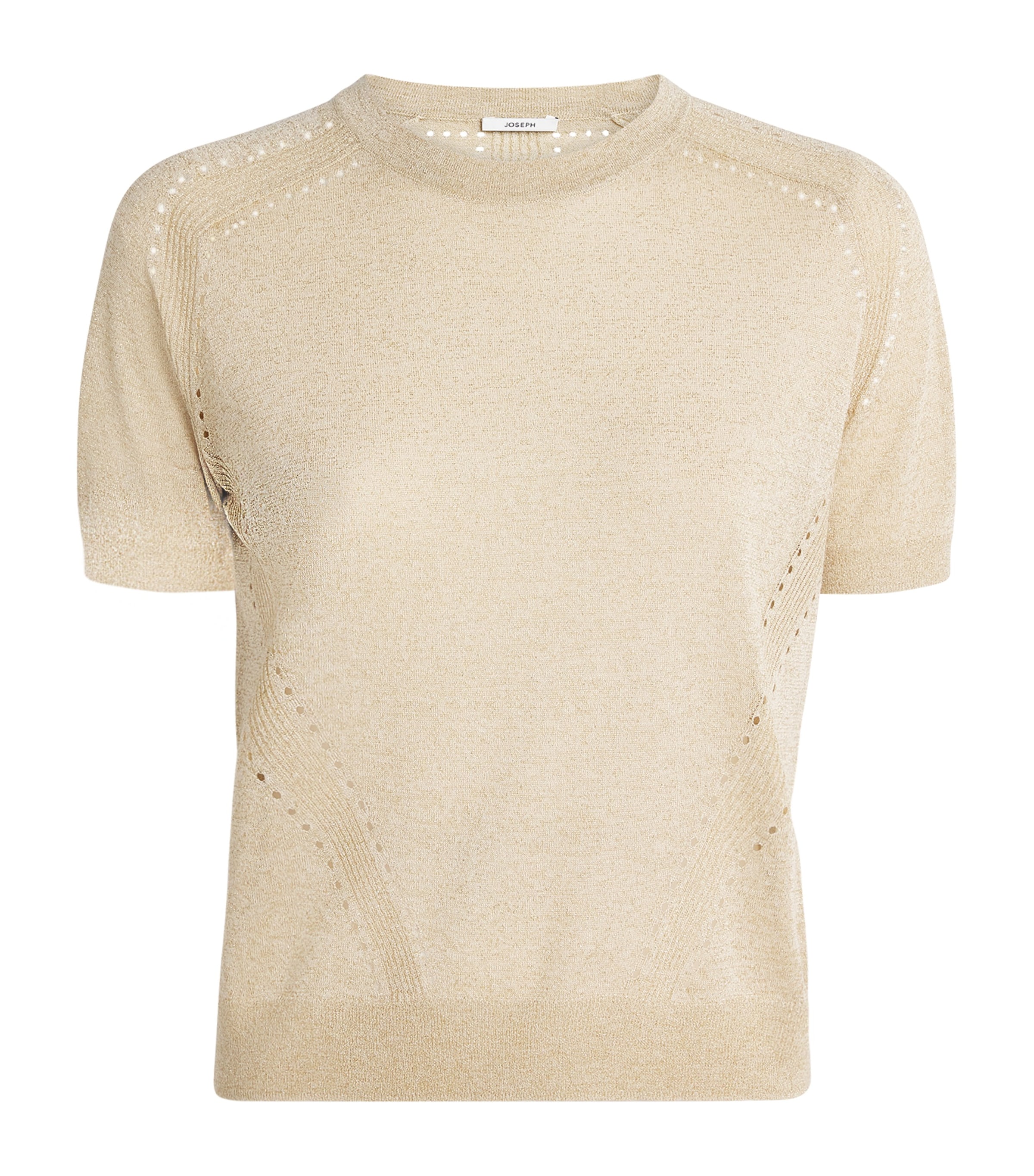 Metallic Lurex Lille Top GILT Image 1