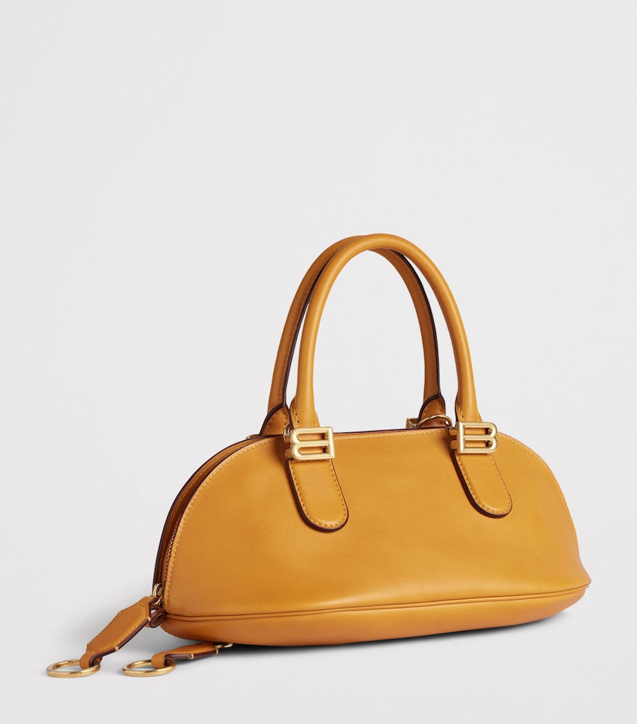 Balenciaga Mini Calfskin Bolero Bowling Top-Handle Bag Image 9