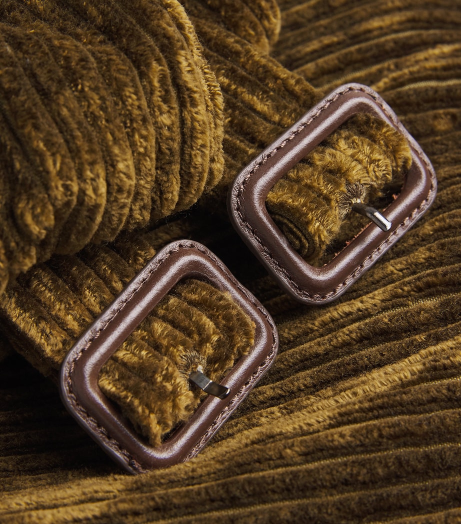 Corduroy Belt-Front Trousers U6203 Image 5