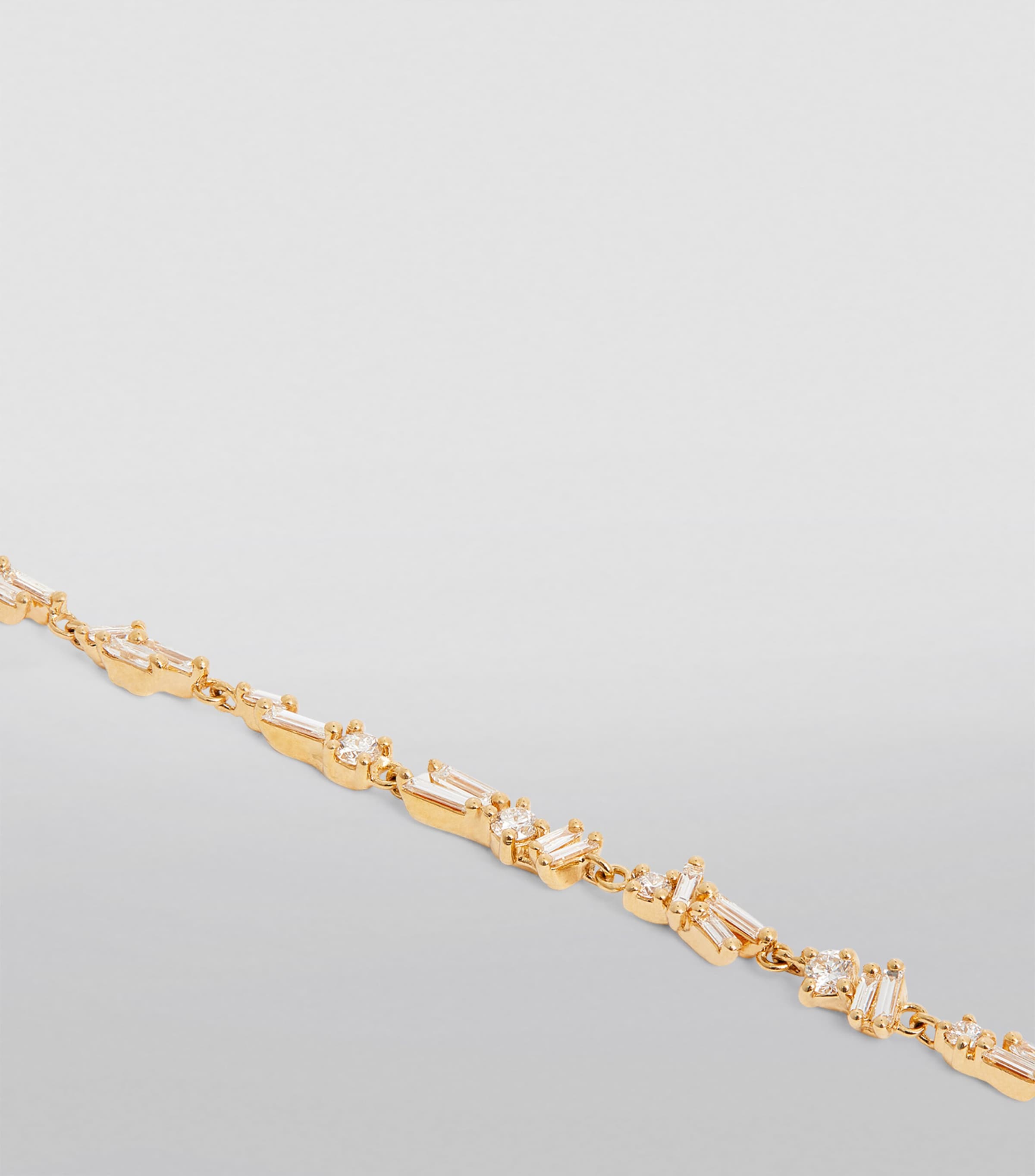 Yellow Gold and Diamond Classic Sparkler Bracelet 18K YG/WD Image 2